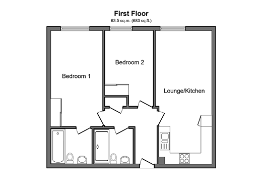Cherrydown East, Basildon floorplan