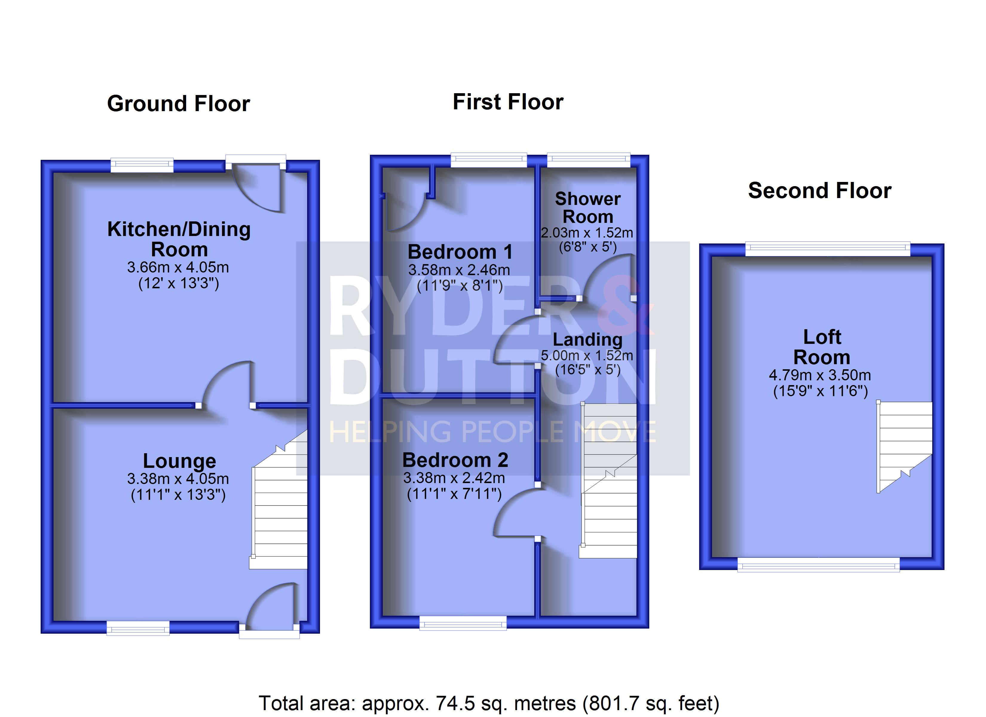 6, New Street, Hyde floorplan