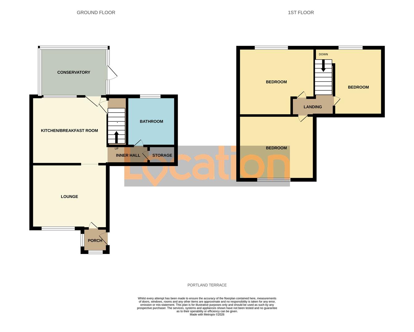 23, Portland Terrace, Mansfield floorplan