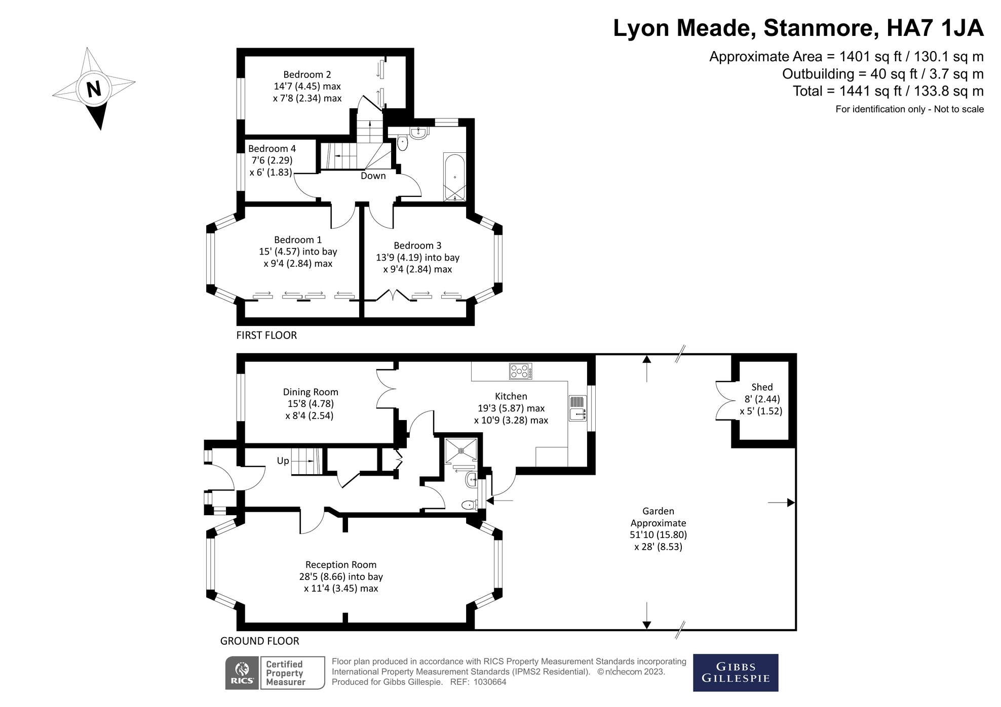 44, Lyon Meade, Middlesex floorplan