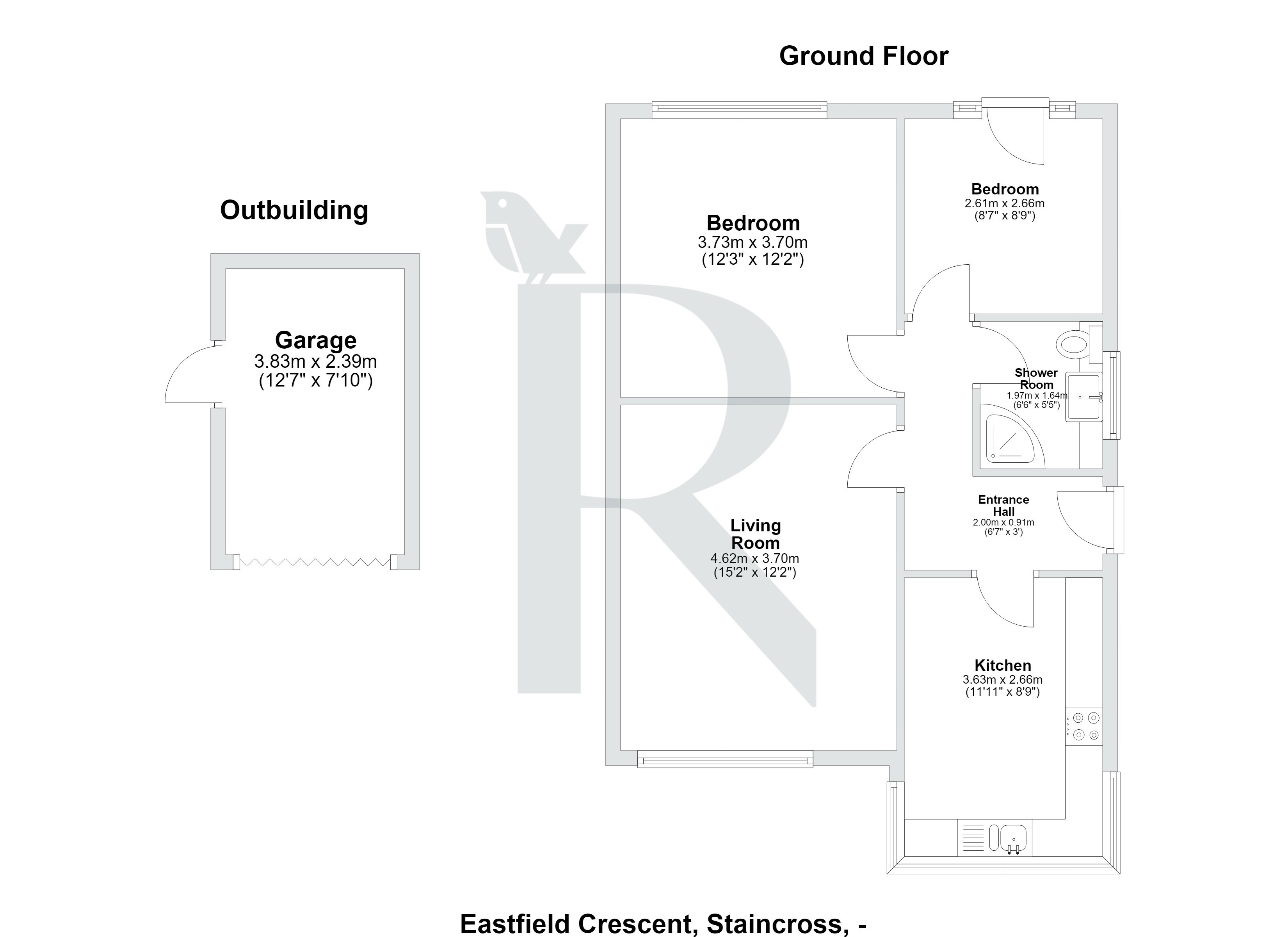 55, Eastfield Crescent, Barnsley floorplan