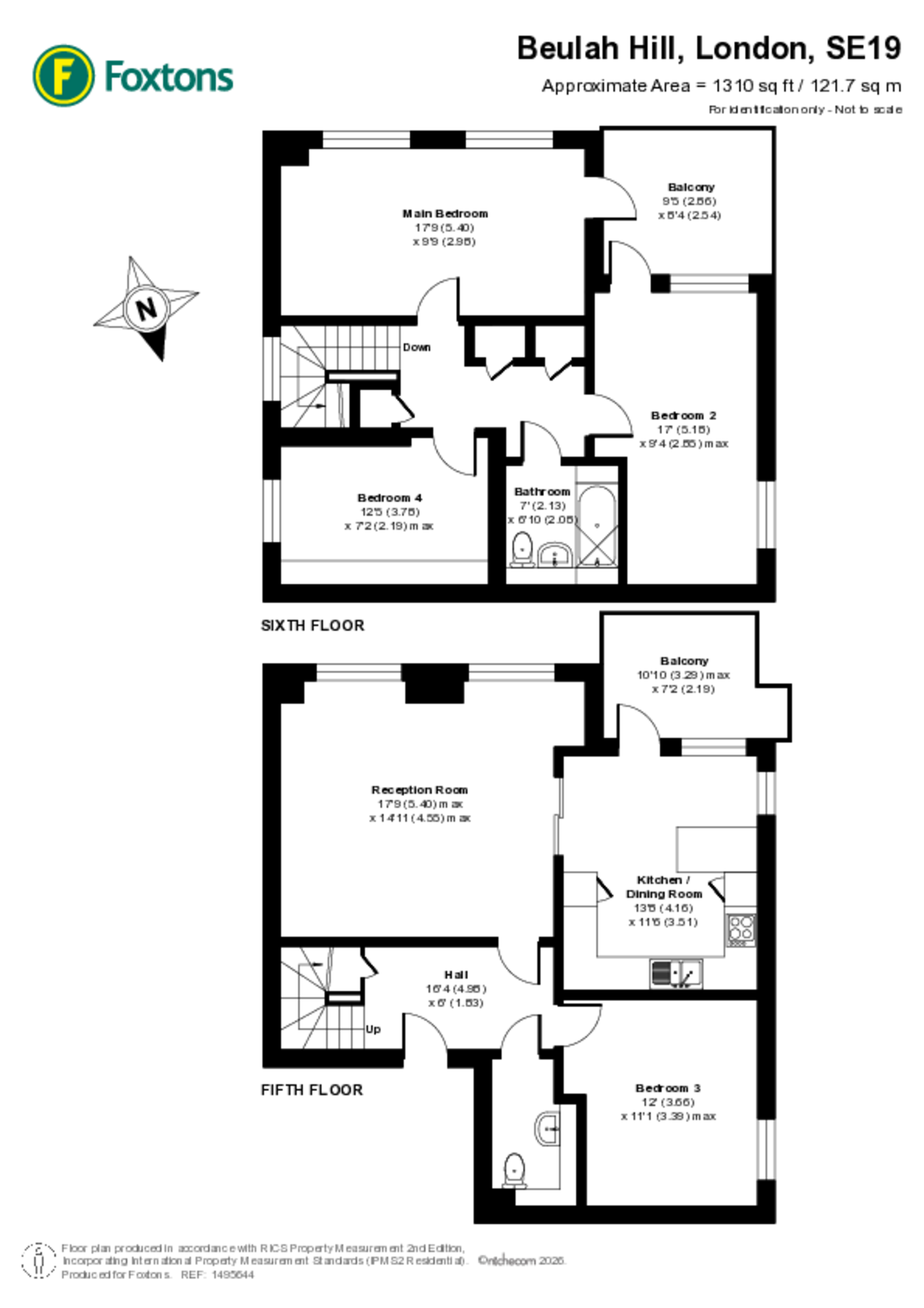 Beulah Hill, Crystal Palace floorplan