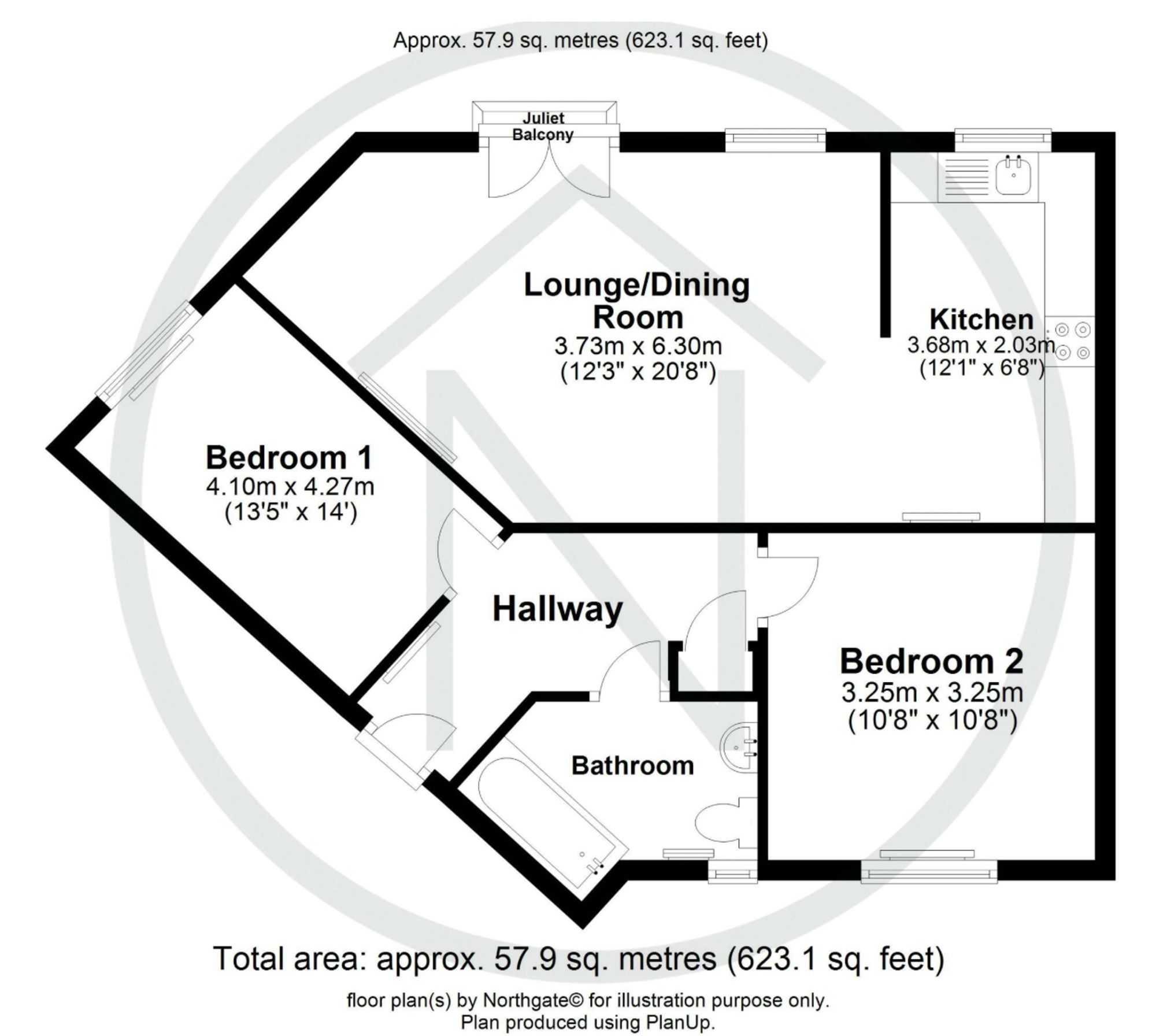 64 Appleby Close, Darlington floorplan