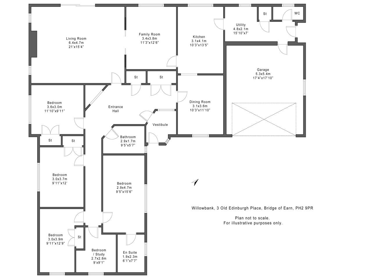 5 Bedrooms Bungalow for sale in Old Edinburgh Place, Bridge Of Earn, Perth PH2