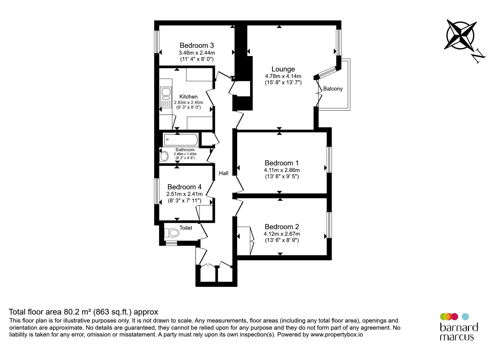 33, Chobham Gardens, London floorplan