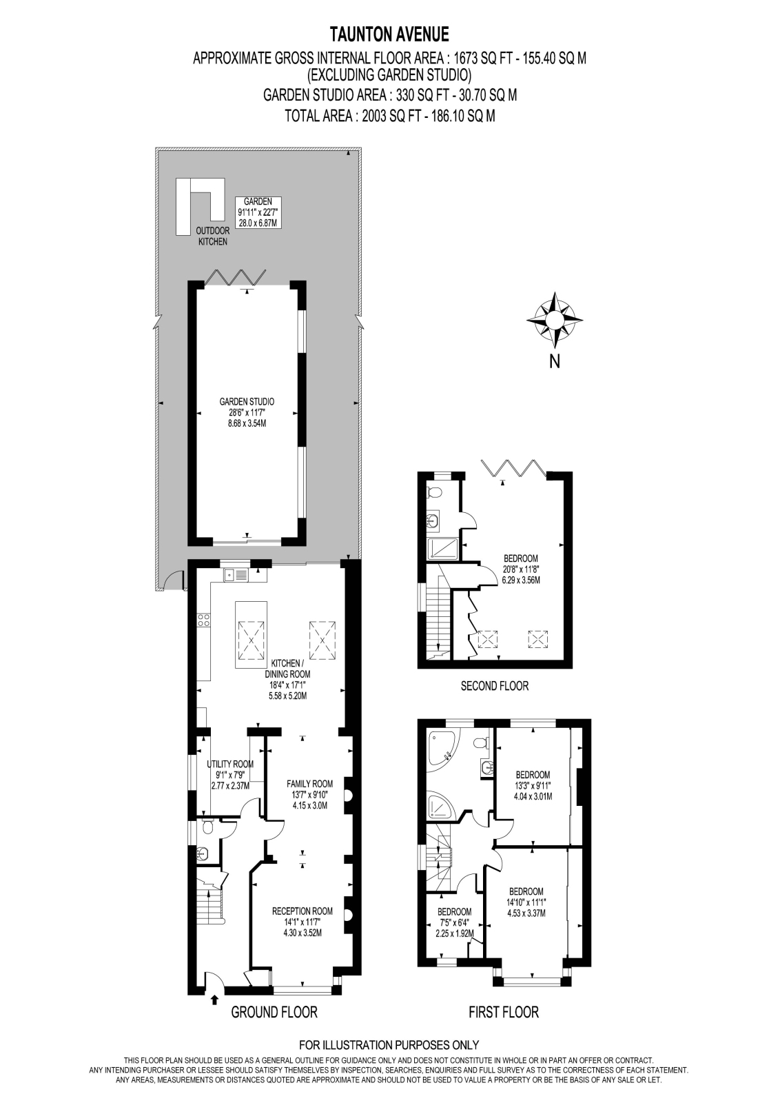 Taunton Avenue, West Wimbledon floorplan