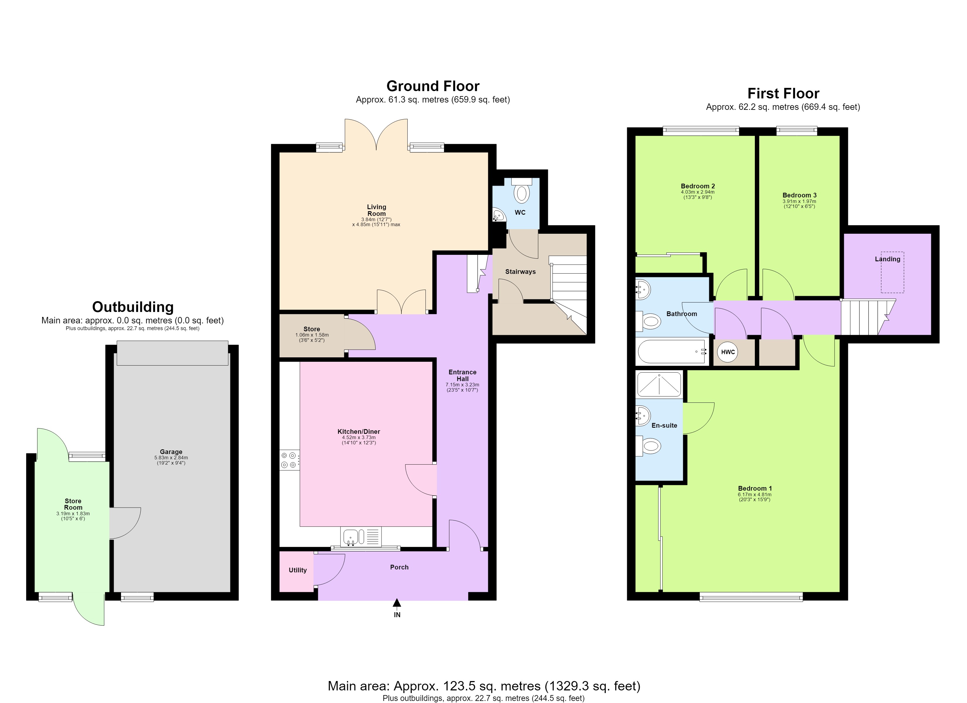 19, The Nurseries, Eaton Bray floorplan