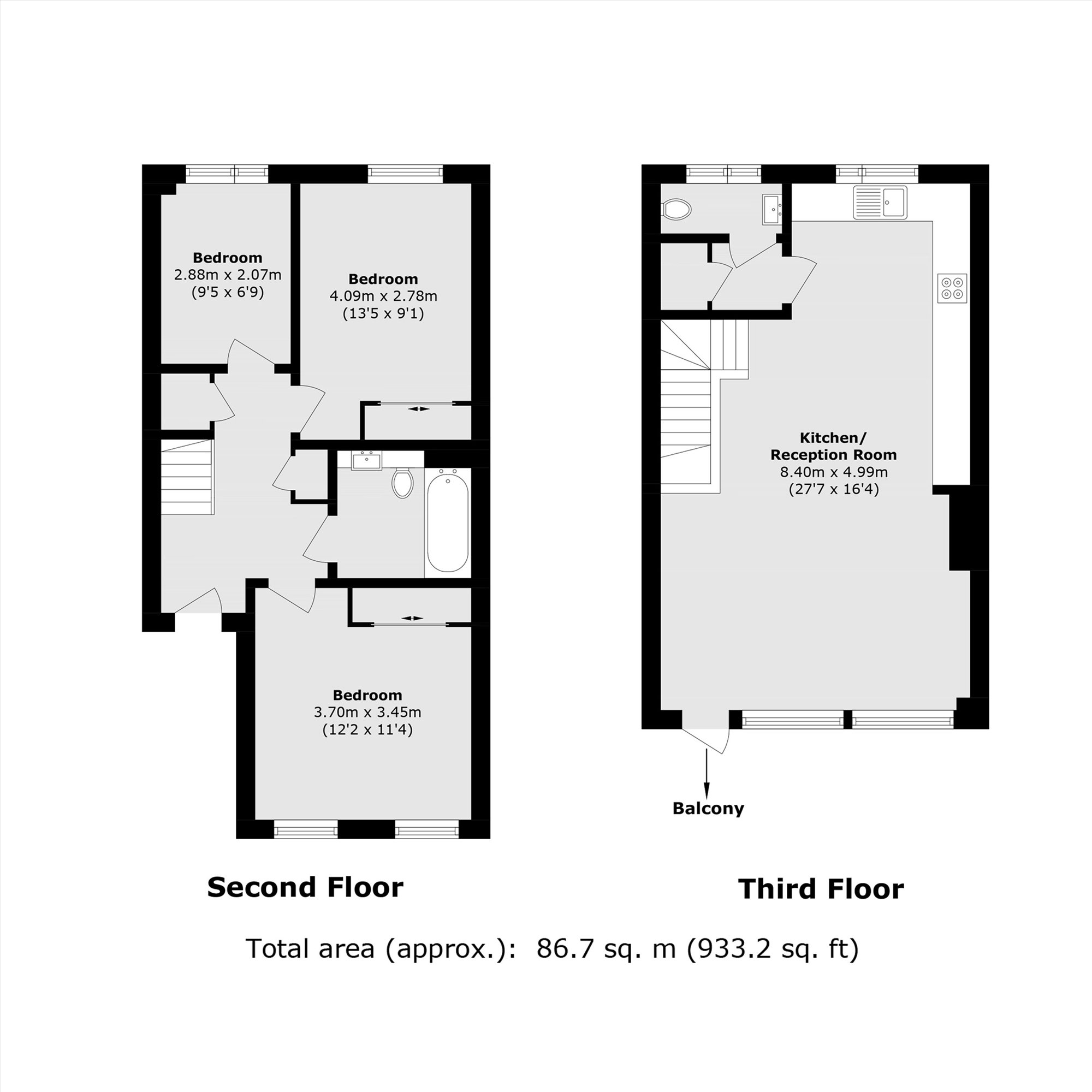 61, Hawthorne Crescent, London floorplan