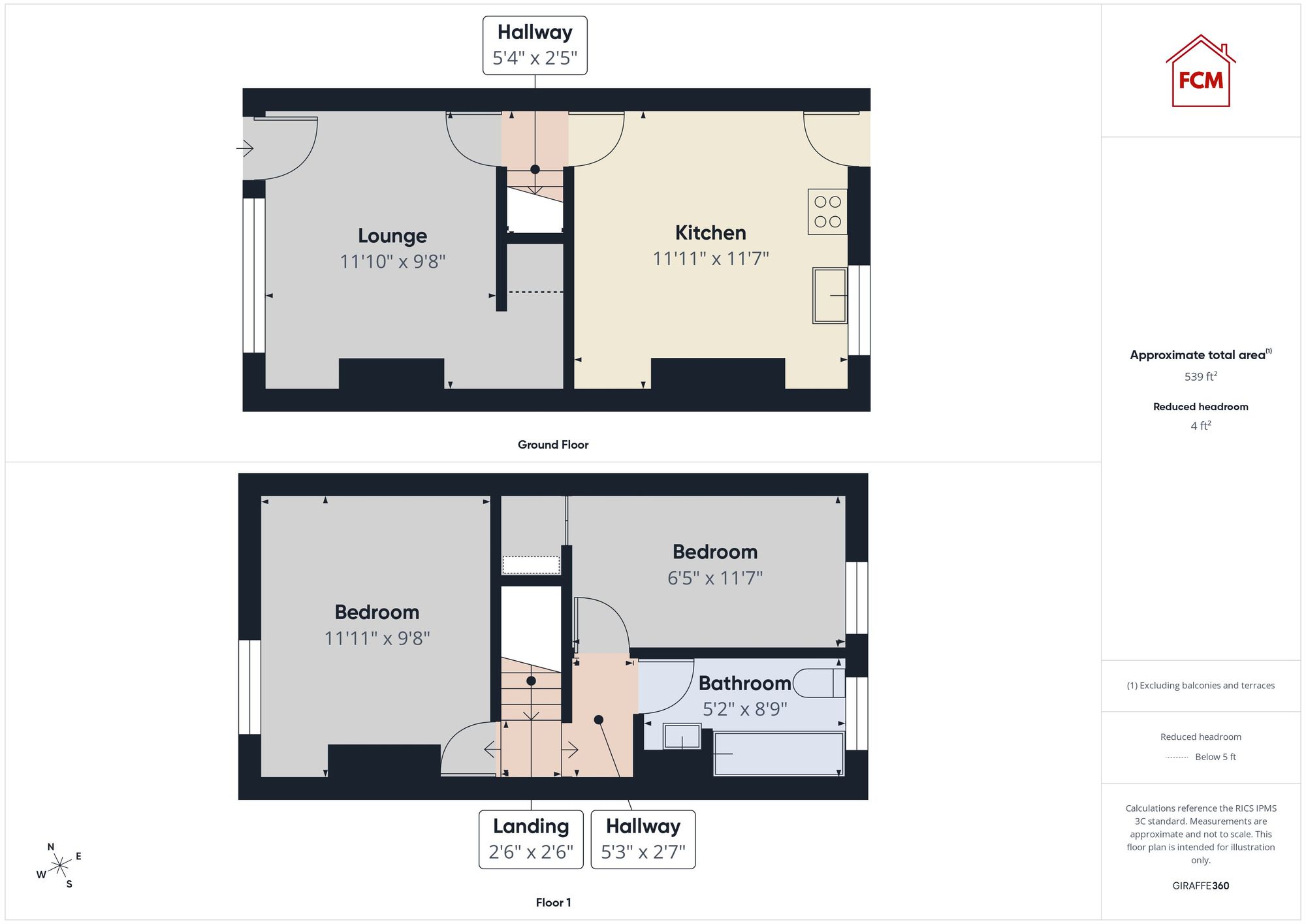 13 Duke Street, Cleator Moor floorplan