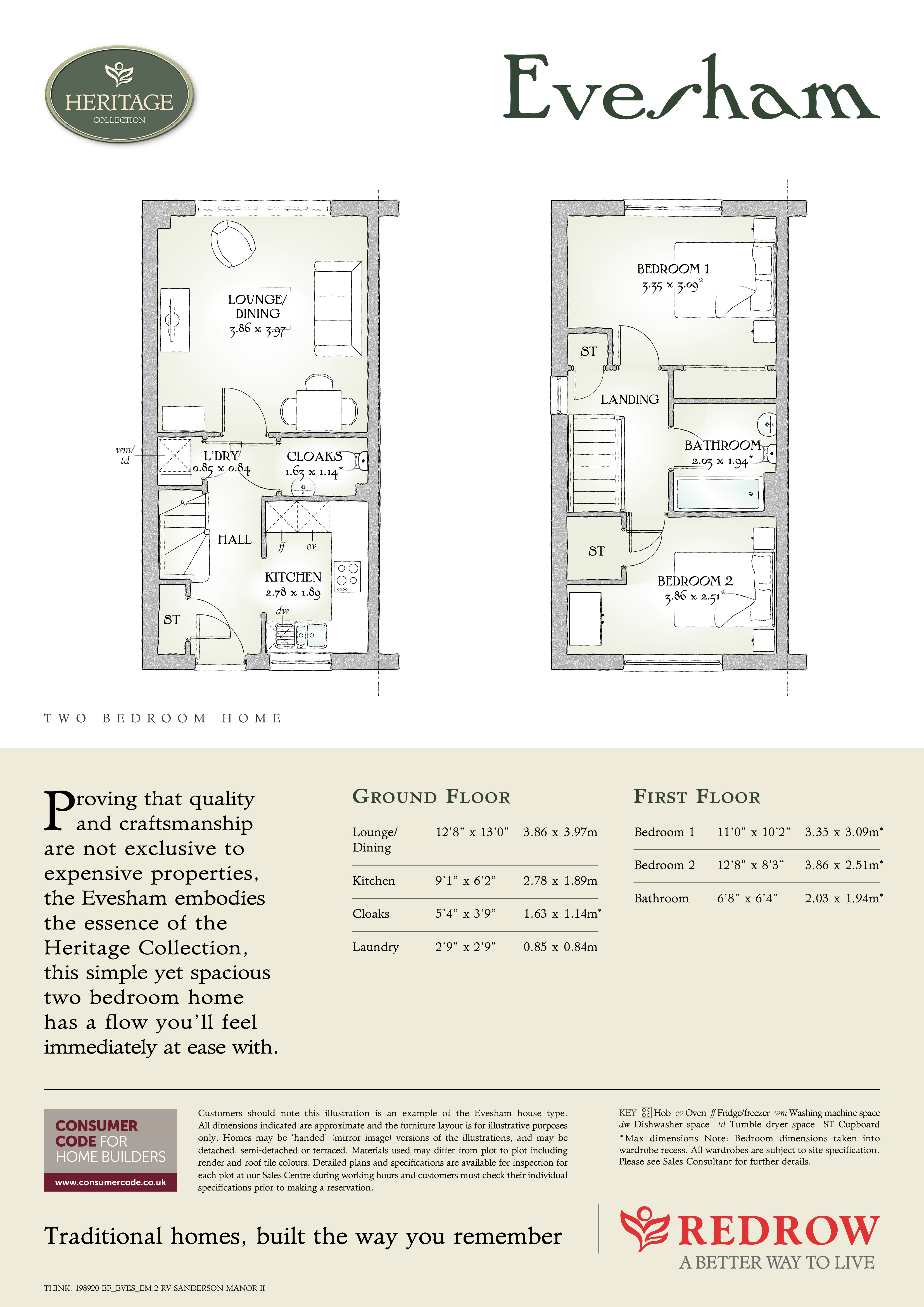 Redrow Oxford Floor Plan 4564