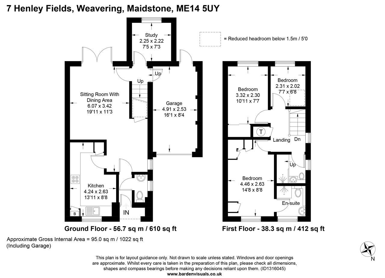 7, Henley Fields, Grove Green floorplan