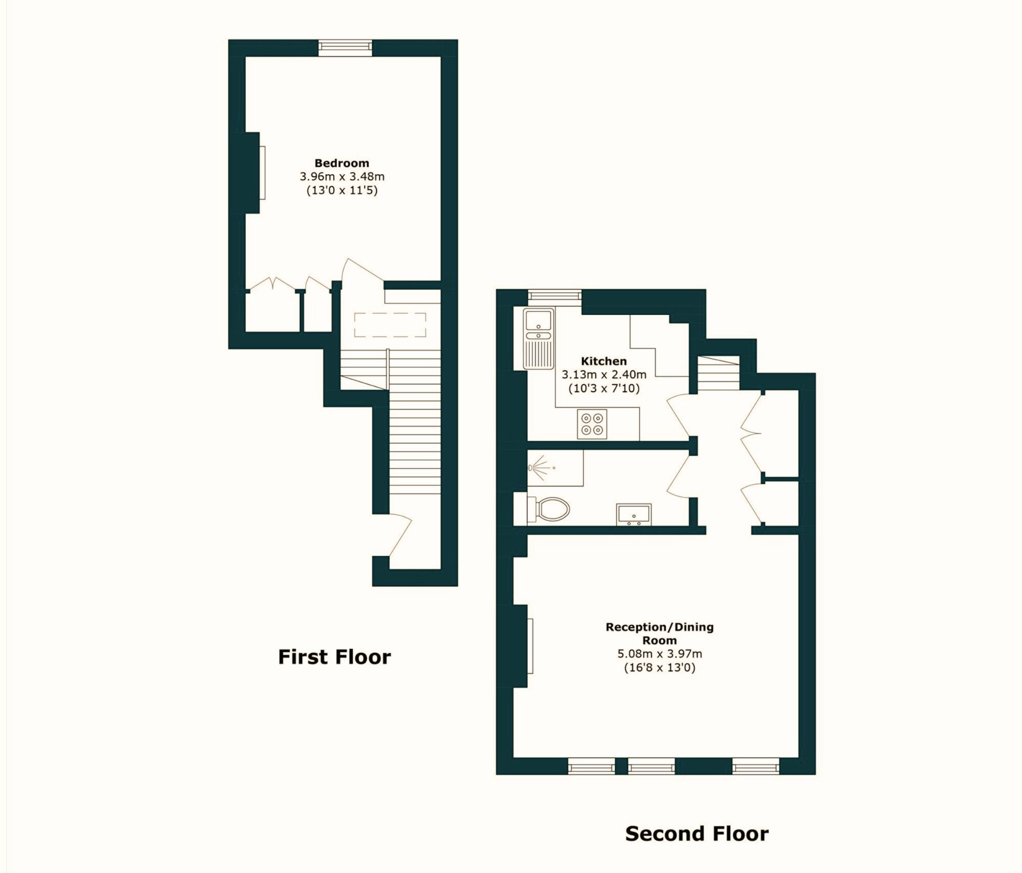 Flat 3 198, Portnall Road, London floorplan