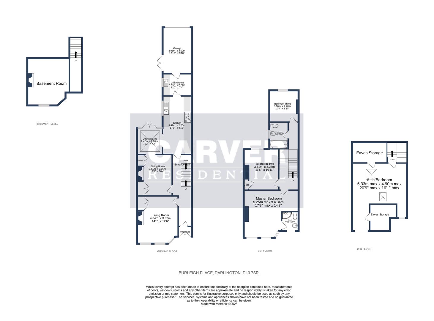 4, Burleigh Place, Darlington floorplan