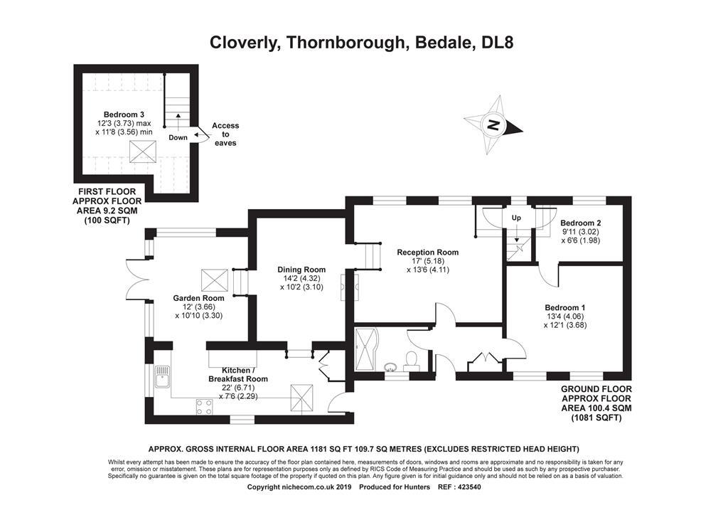 2 Bedrooms Bungalow for sale in Thornborough, Bedale DL8