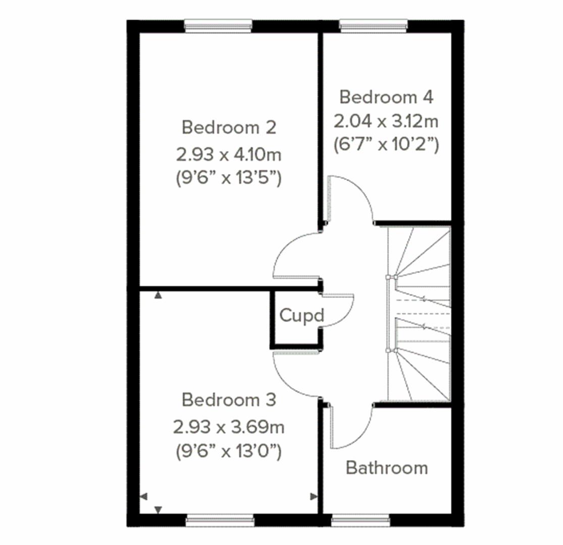 42, Sir George, Tipton floorplan