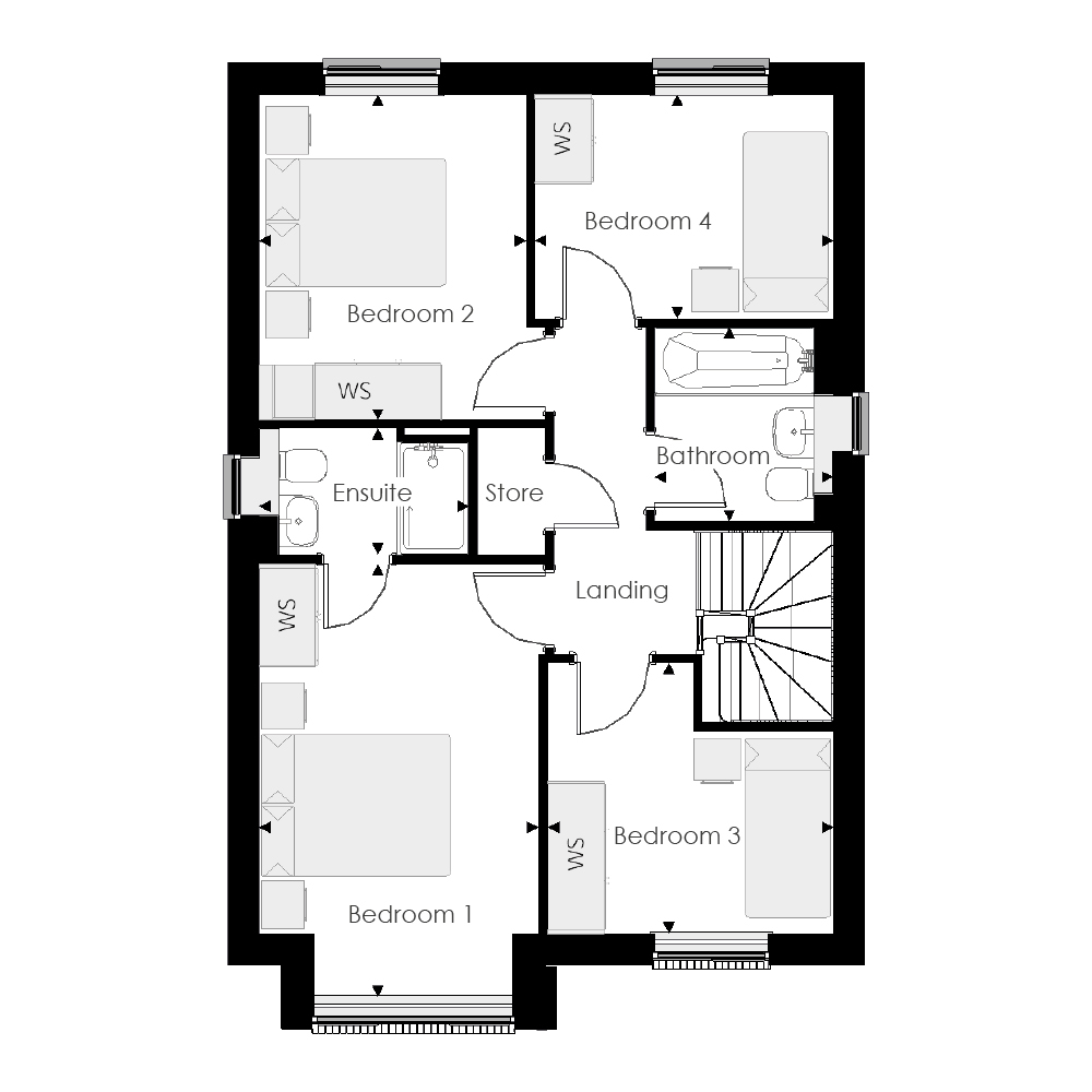 208, Brinsley Way, Bircotes, Doncaster floorplan