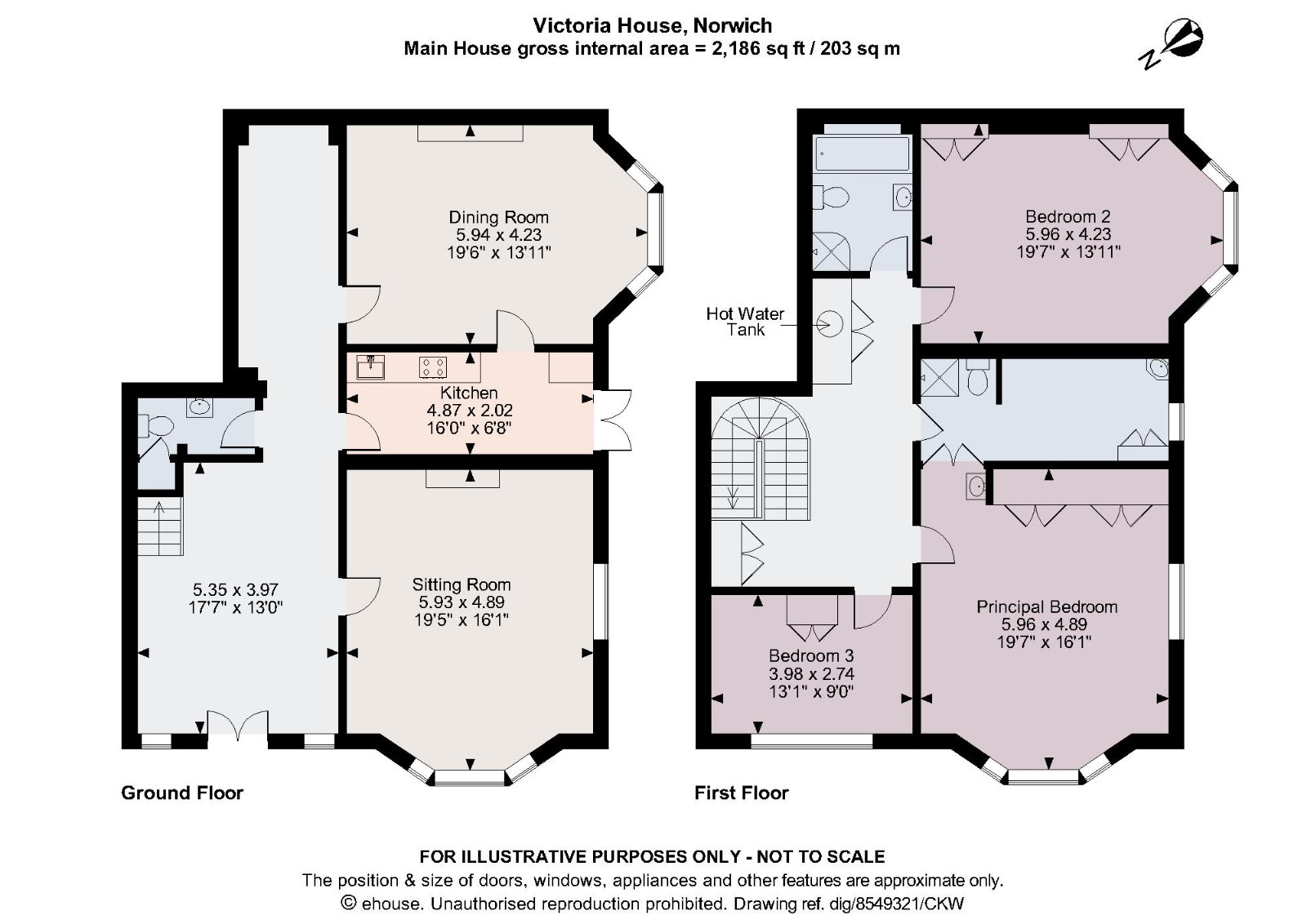 Newmarket Road, Norwich, Norfolk NR2, 3 bedroom semidetached house for