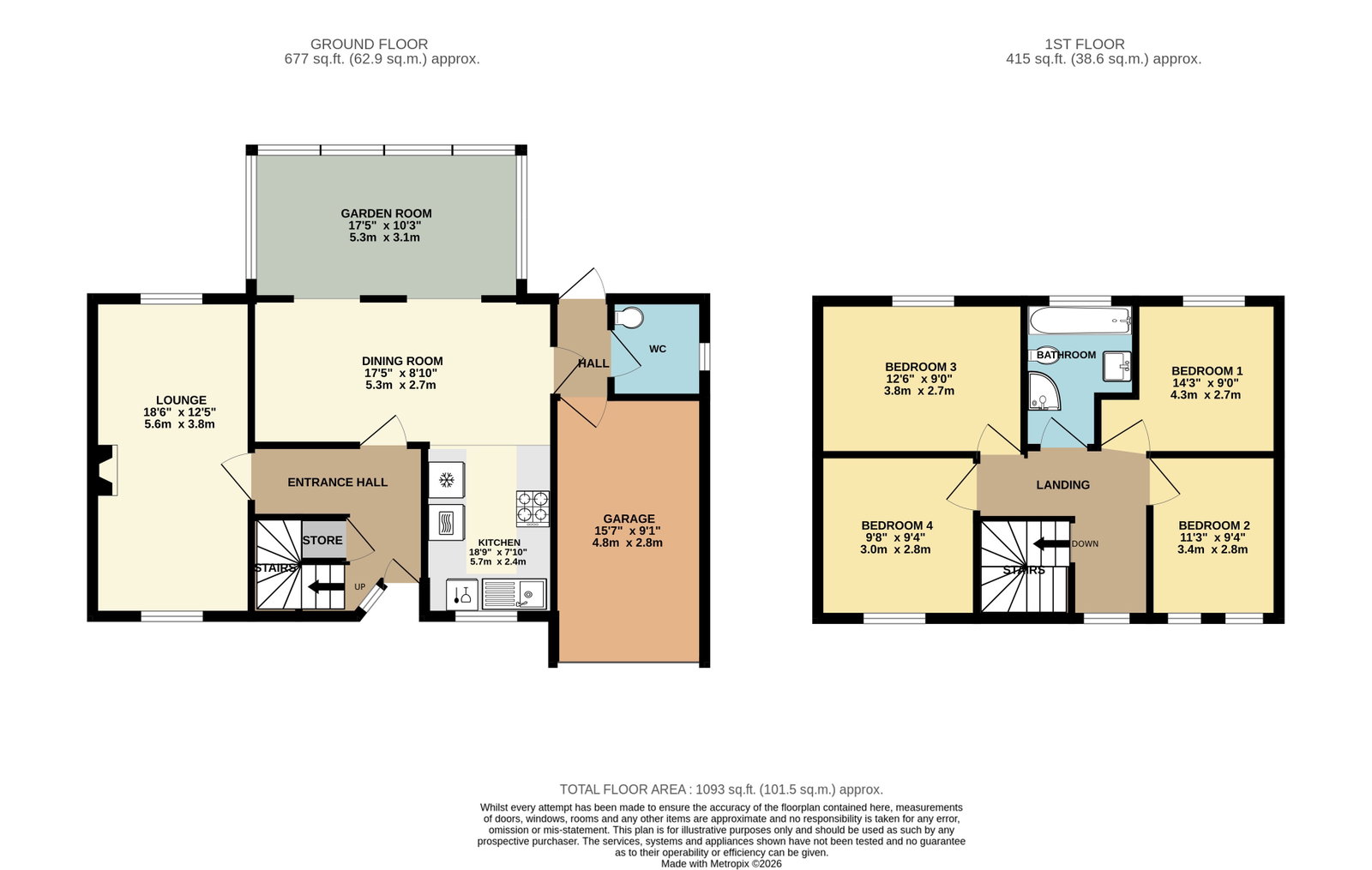 47, Dale View, Cockermouth floorplan