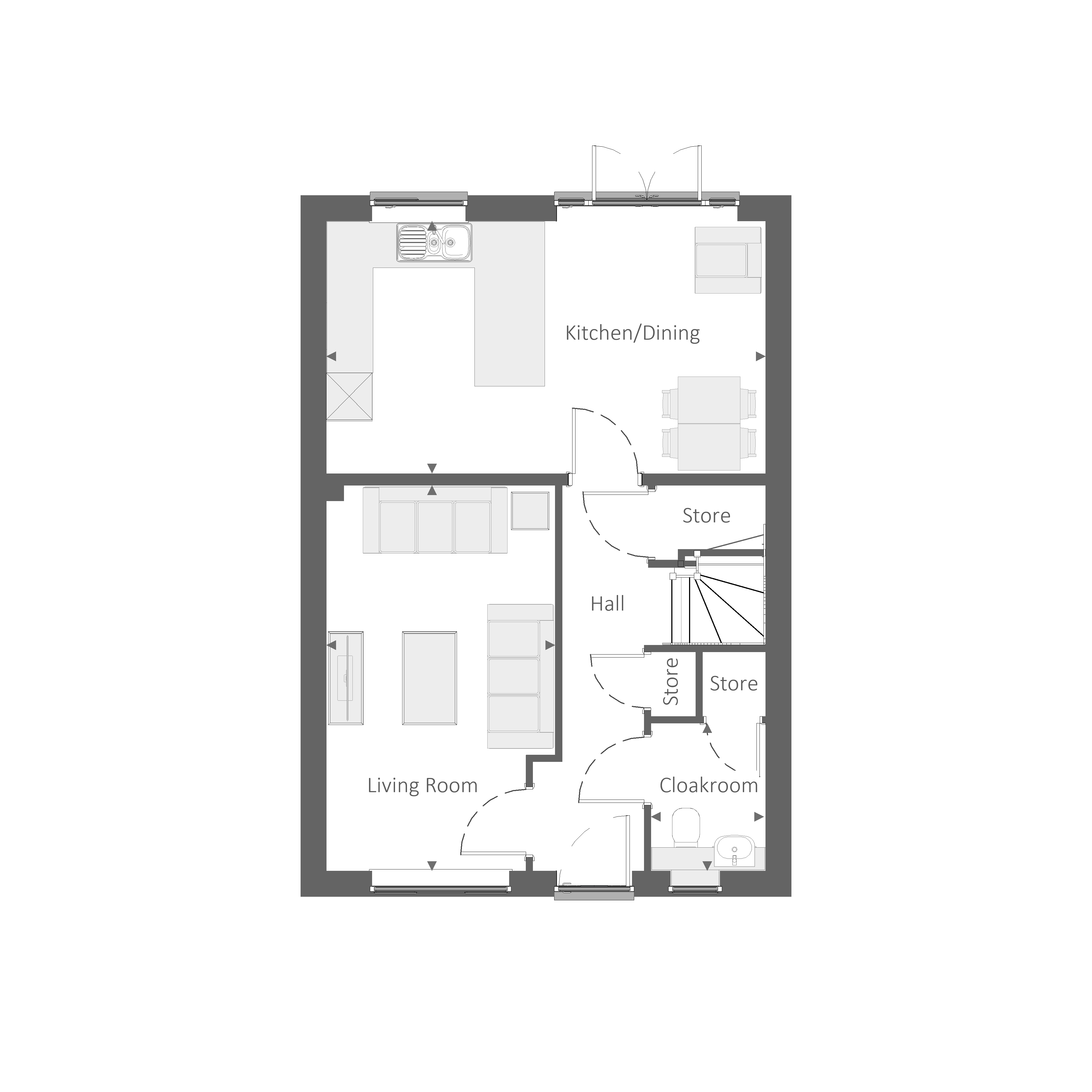 16, Woodside Way, Great Dunmow floorplan