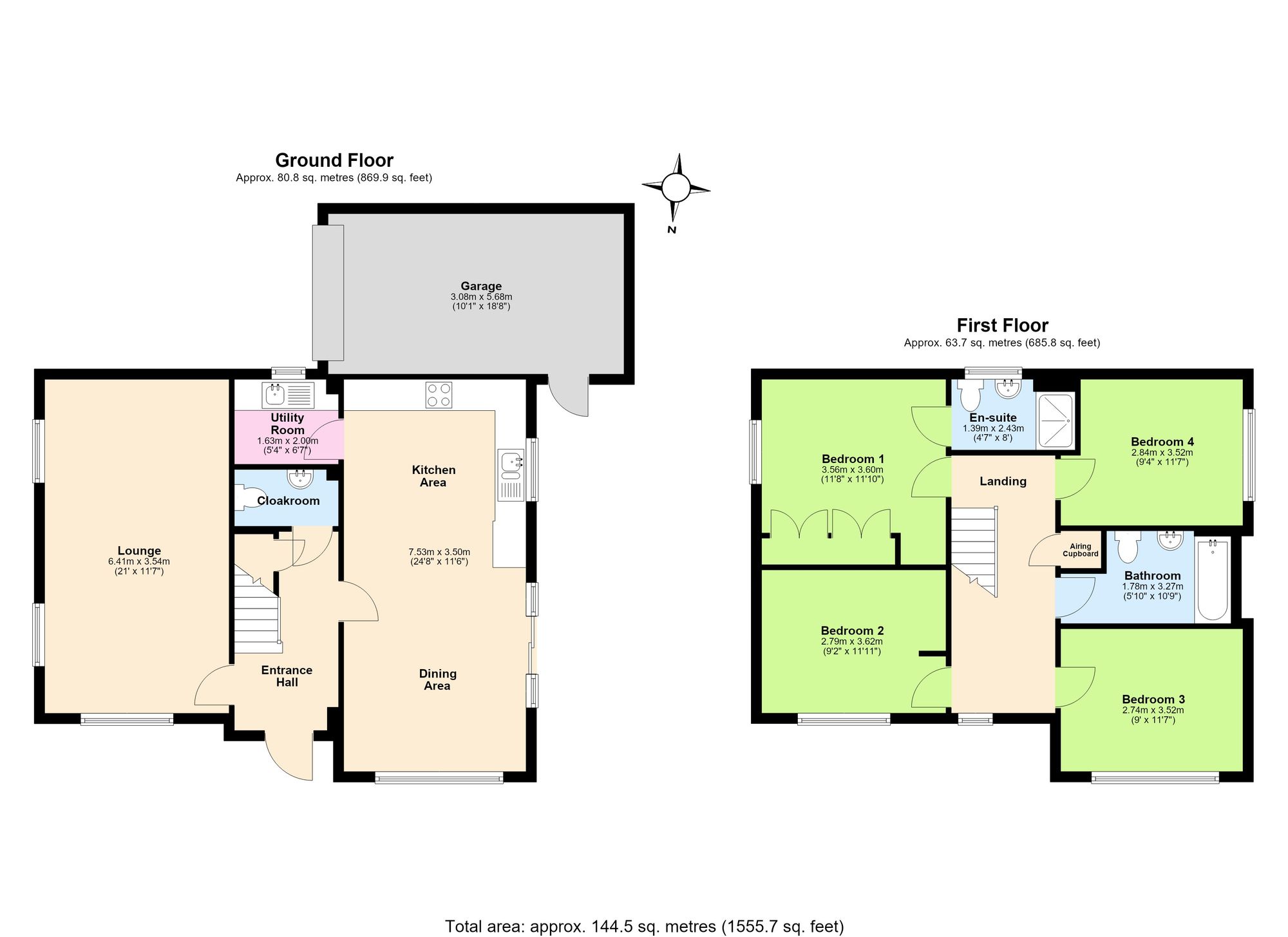 1, Clos Goch, Pentyrch, CF15 floorplan