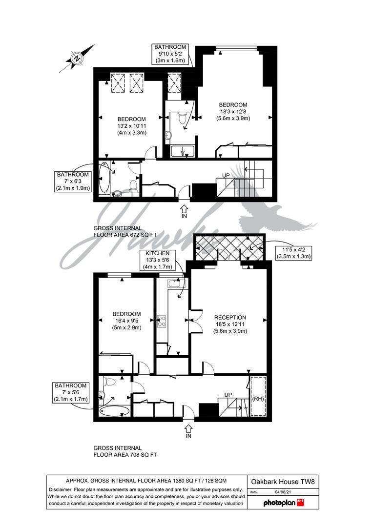 Oakbark House, Brentford floorplan