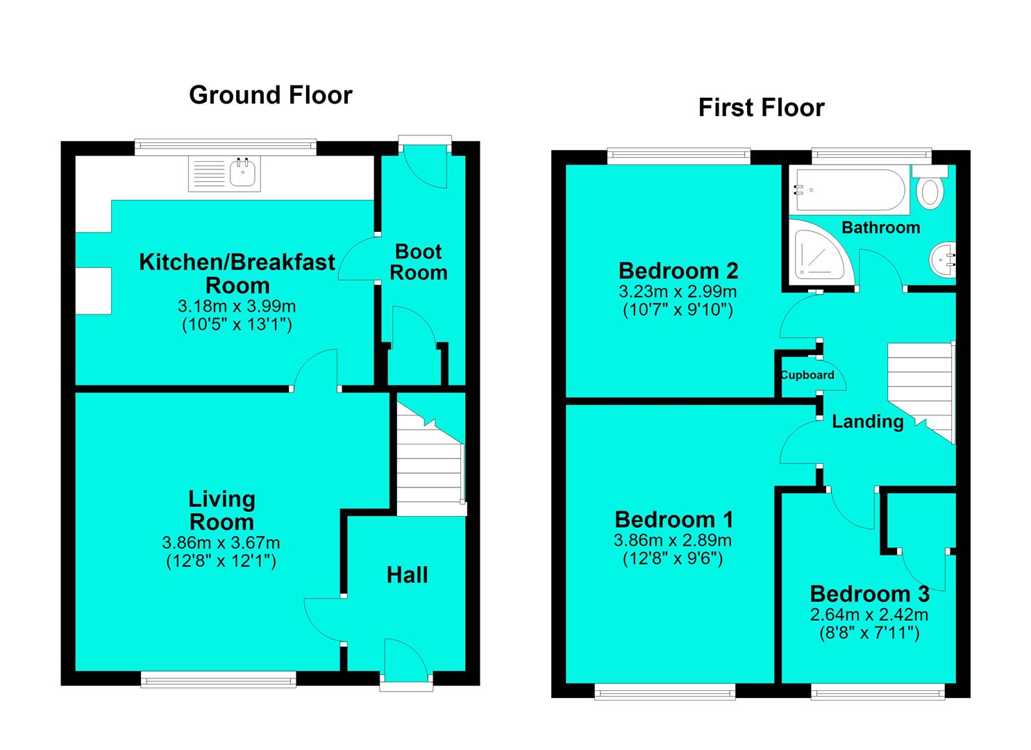 5, Goldsmith Road, Wellingborough floorplan