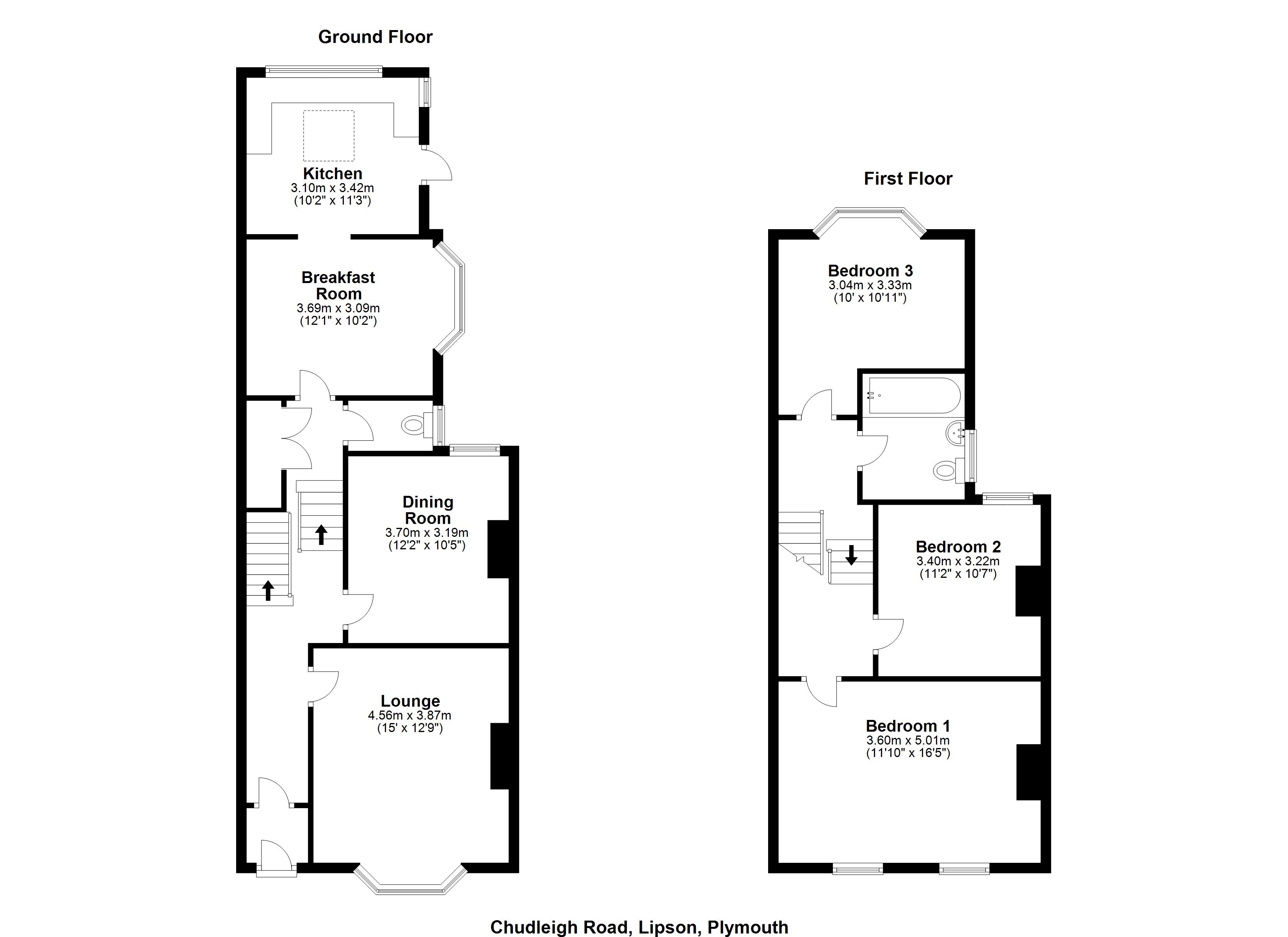 Chudleigh Road, Lipson, Plymouth PL4, 3 bedroom terraced house for sale