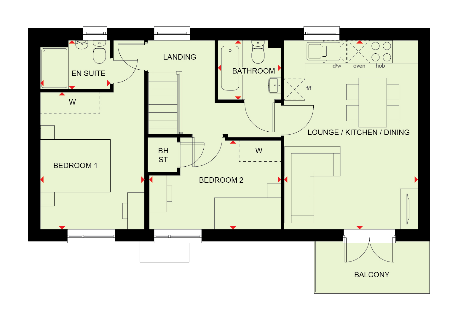 Plot 227, The Alverton, 7, Tahiti Road, Cambridge floorplan