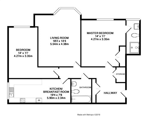 2 Bedrooms Flat to rent in Old Orchard, Shoppenhangers Road, Maidenhead, Berkshire SL6