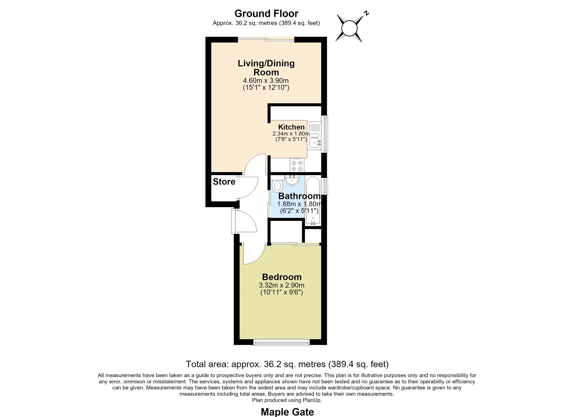 54, Maple Gate, Loughton floorplan