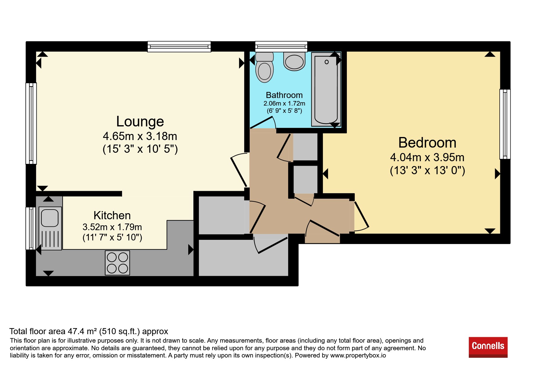 134, Chiltern Road, Baldock floorplan