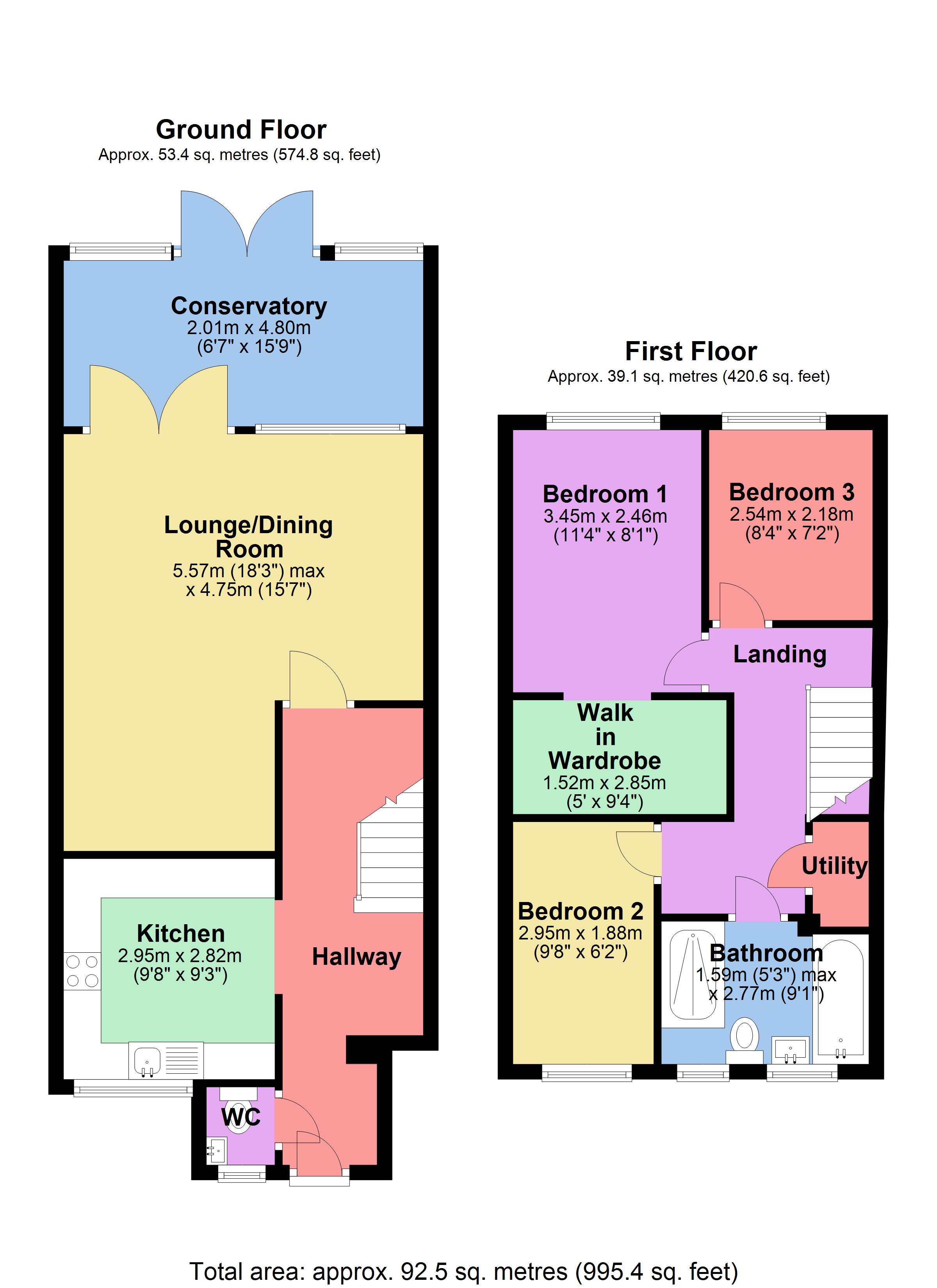 3 Bedrooms Terraced house for sale in Meadow Road, Bushey, Hertfordshire WD23