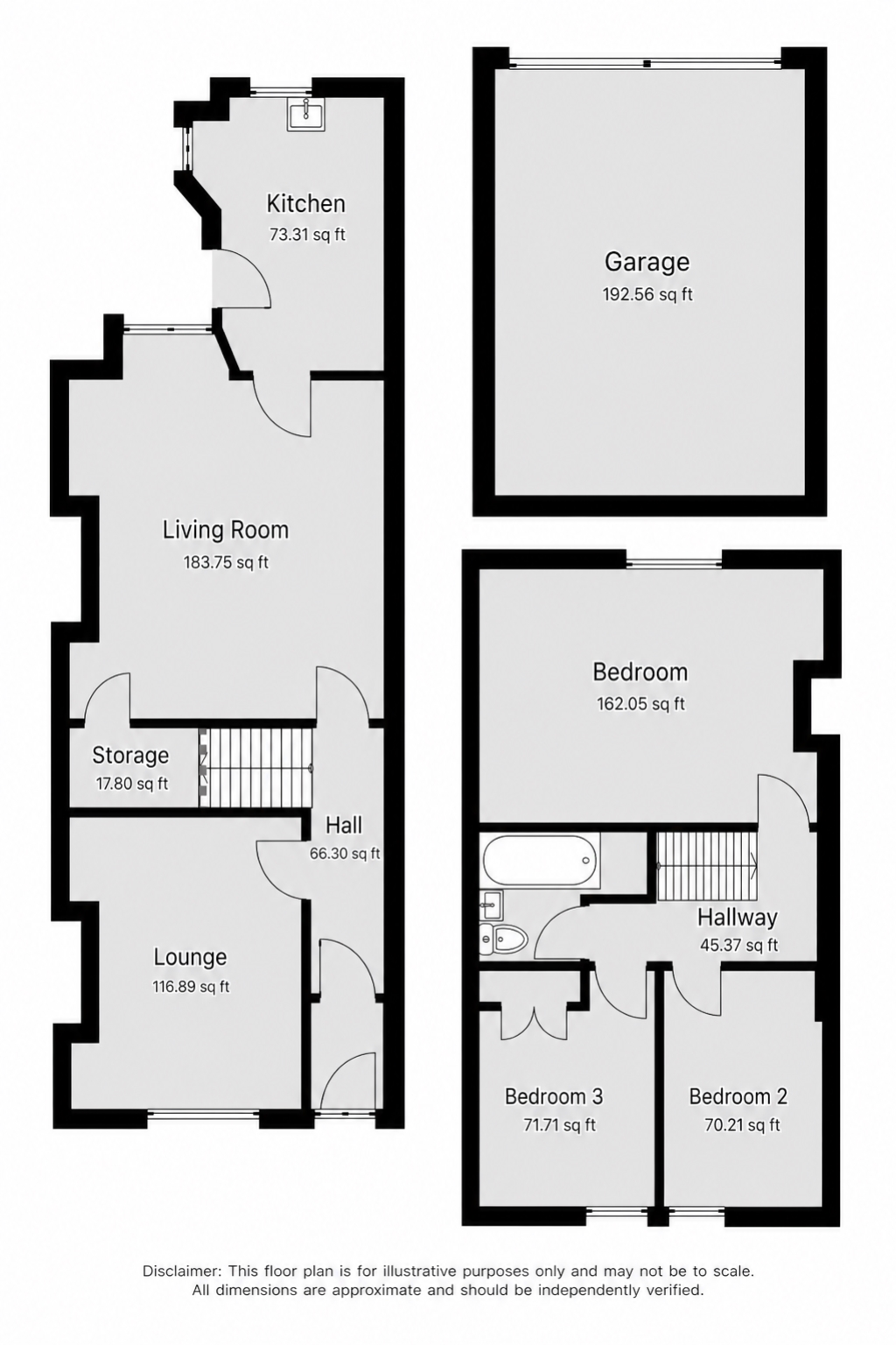 29, Walverden Road, Burnley floorplan