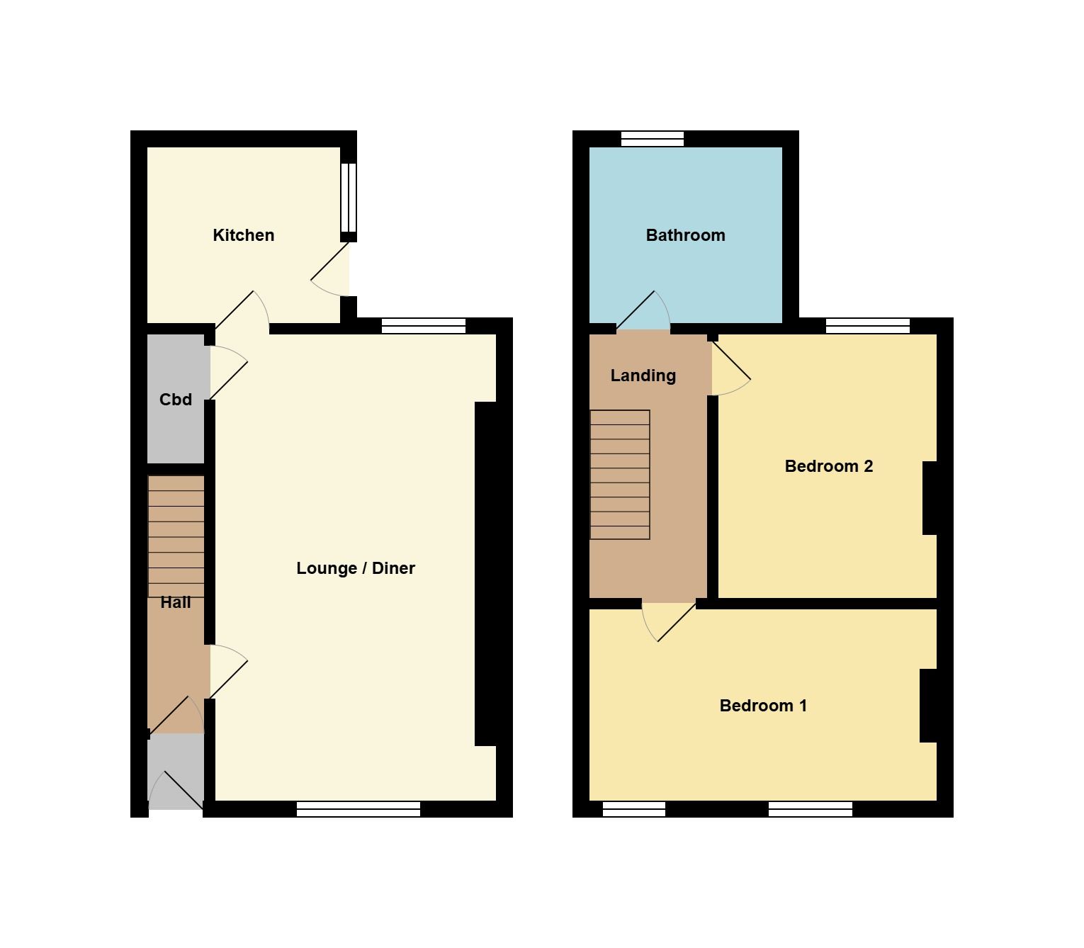 5, Edward Terrace, Caerphilly floorplan