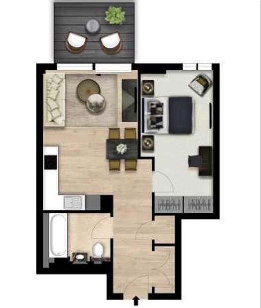 Apartment 16, Garrett Mansions, 287 Edgware Road, London floorplan
