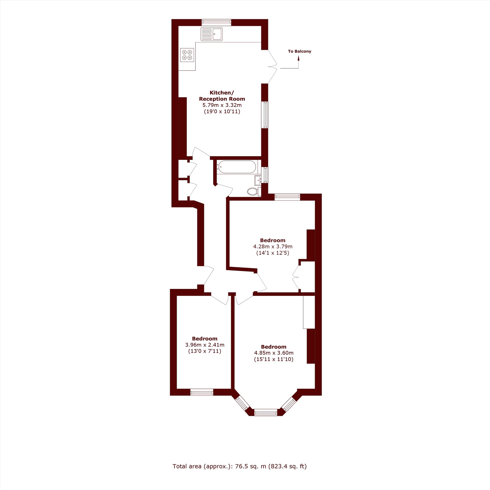 Cranworth Gardens, London floorplan