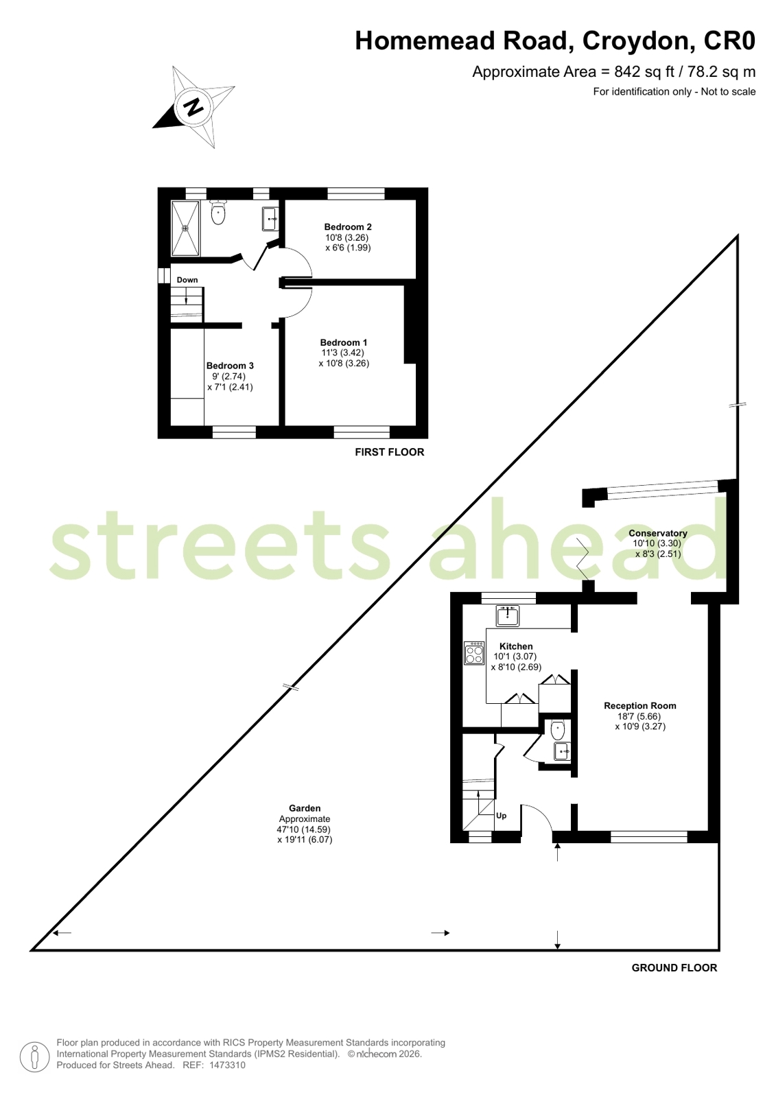 12, Homemead Road, Croydon floorplan