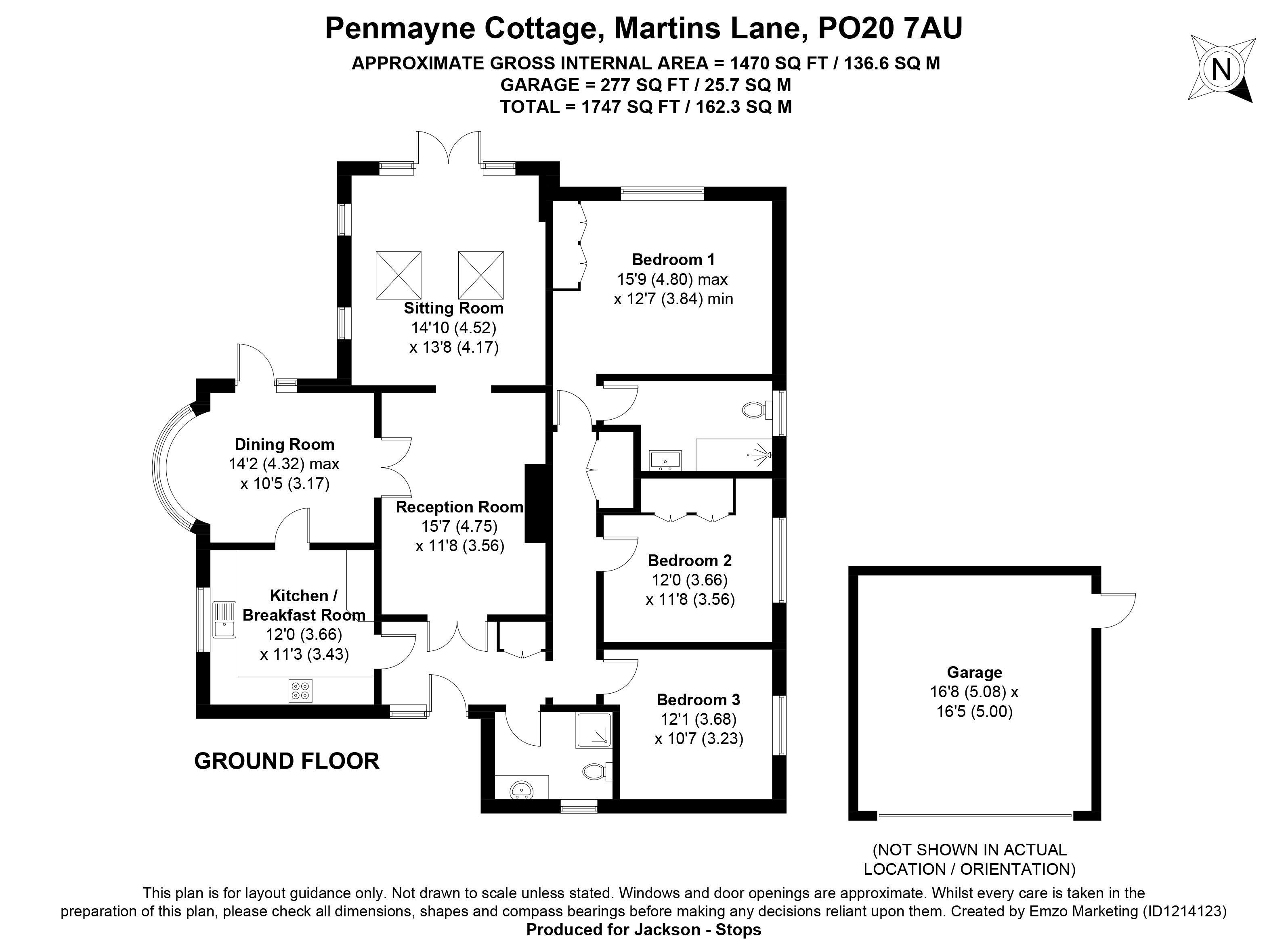 Penmayne Cottage,, Martins Lane, Chichester floorplan