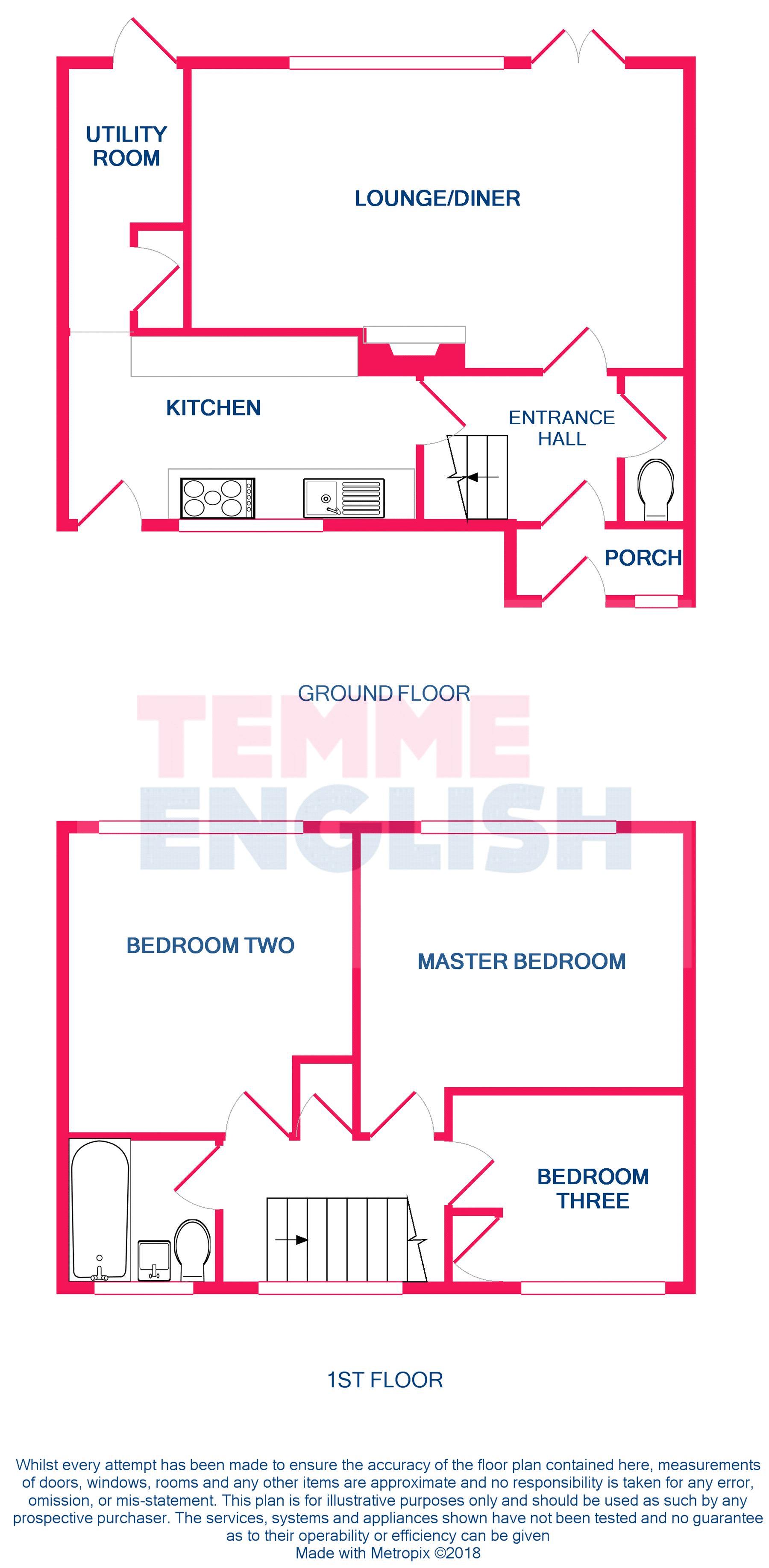 3 Bedrooms Terraced house for sale in The Fryth, Basildon SS14