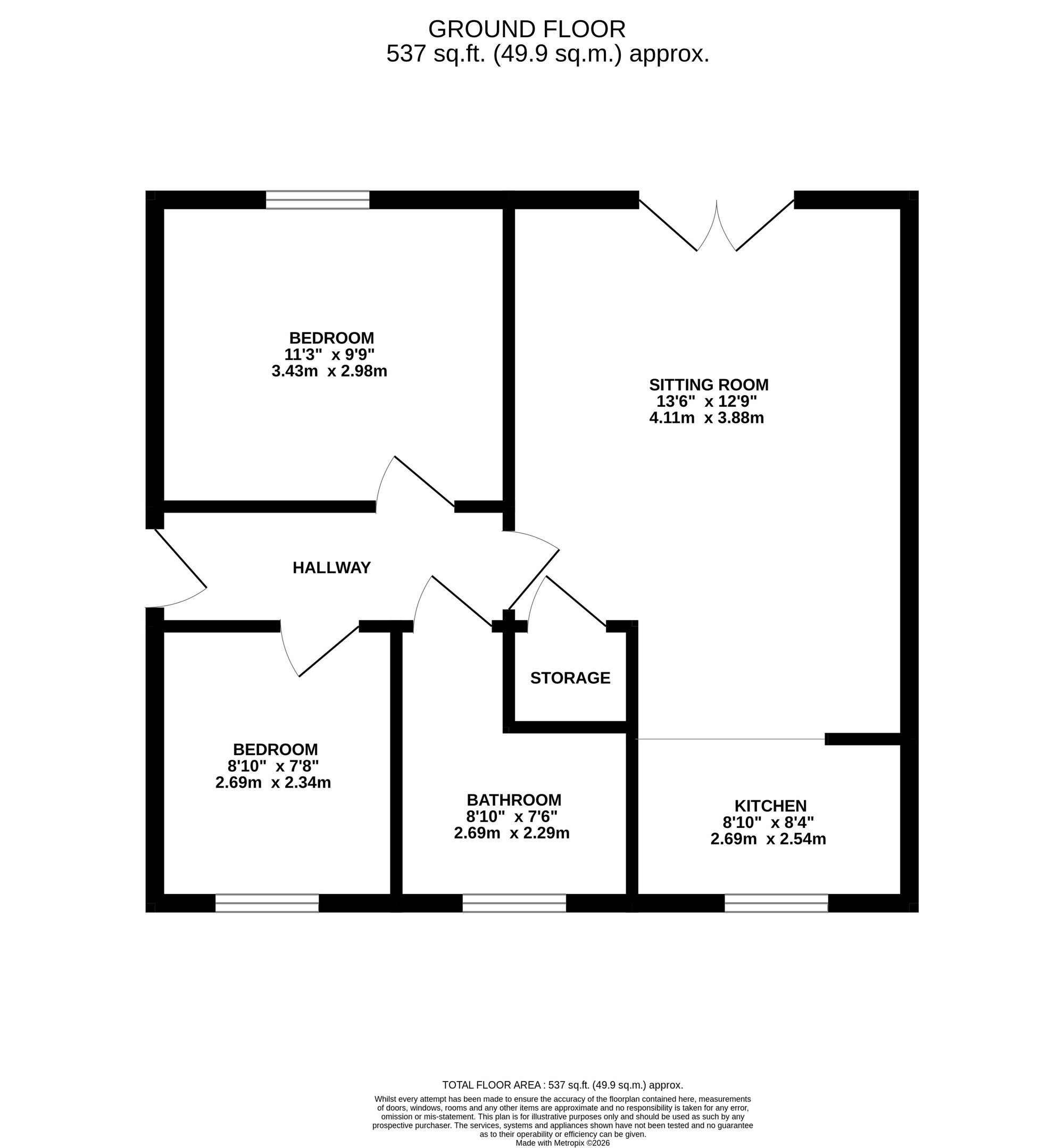 11 Hindsford Bridge Mews, Manchester floorplan