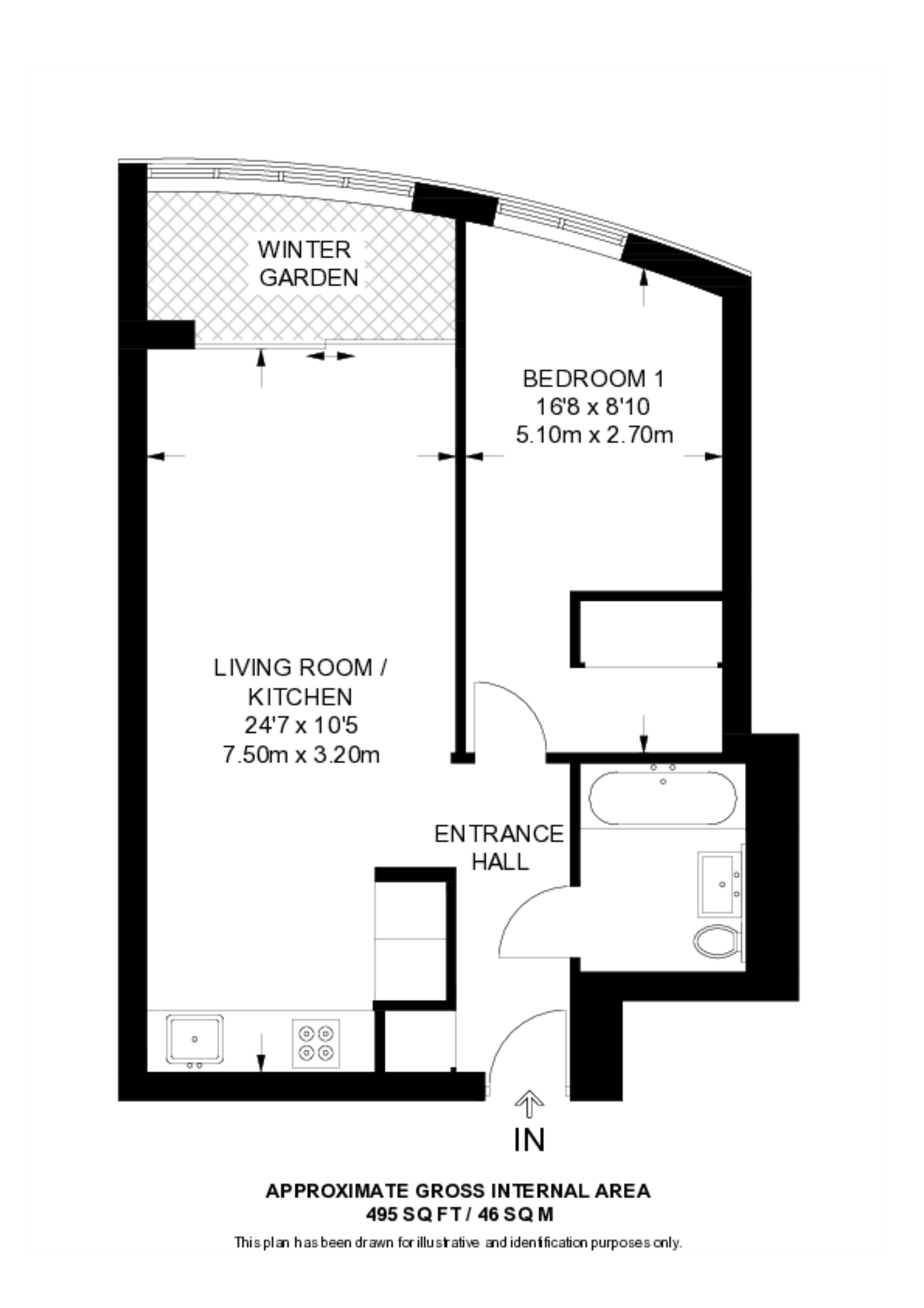 Wandsworth Road, Vauxhall floorplan