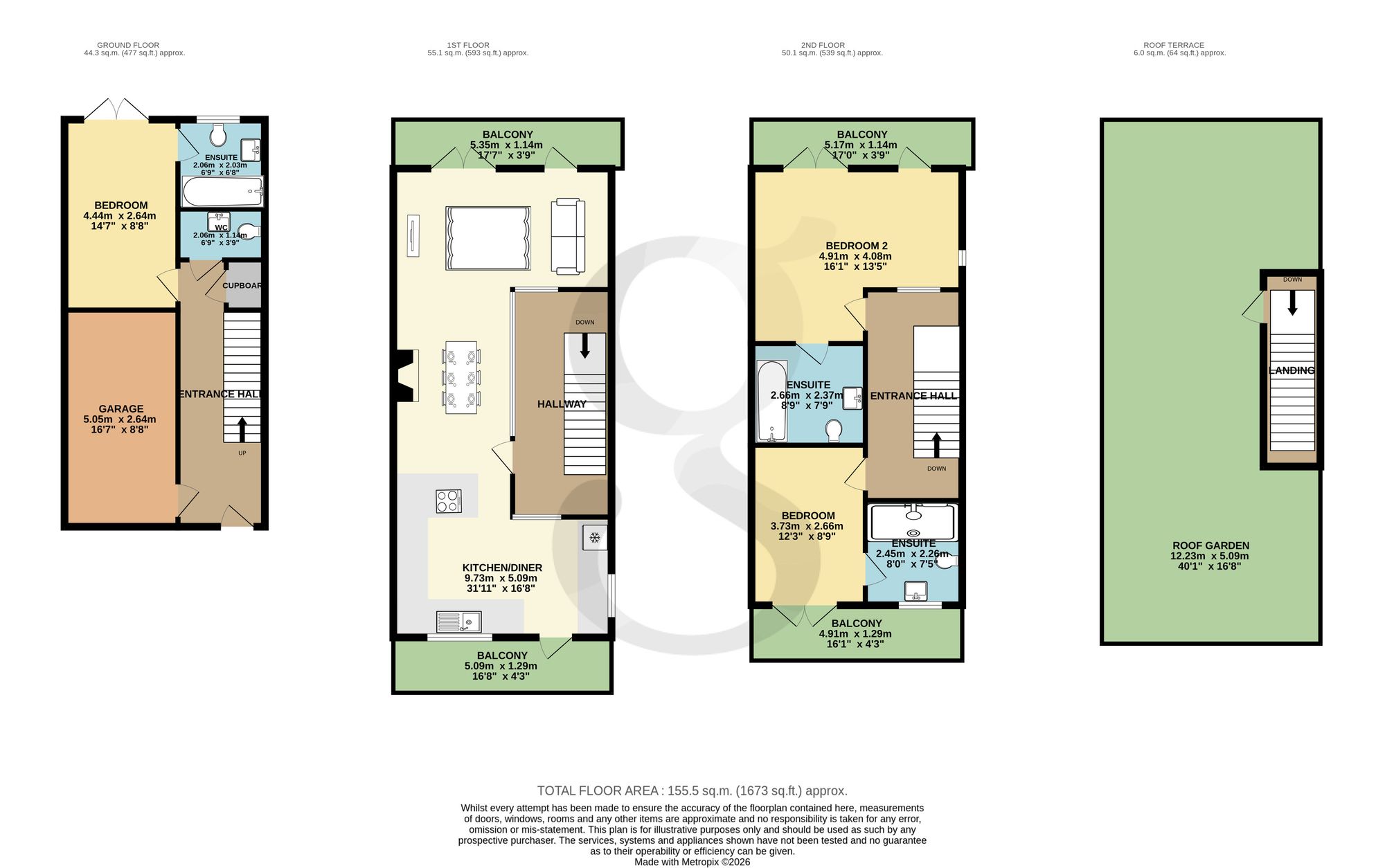 5-12 Cranworth Mews, La Vallee Des Vaux, Jersey floorplan