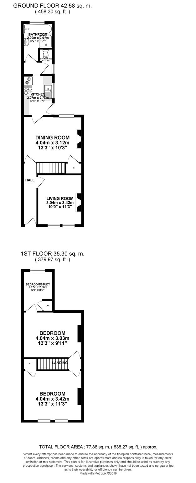 2 Bedrooms Terraced house to rent in Lymore Gardens, Bath, Somerset BA2