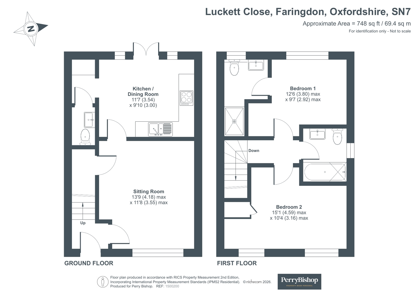 2, Luckett Close, Oxfordshire floorplan