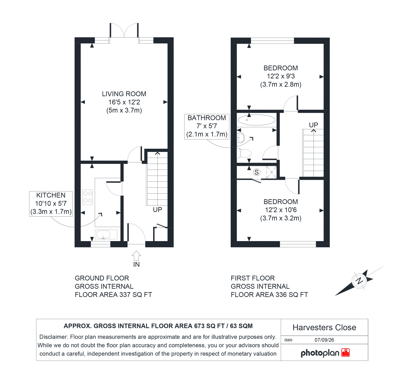19, Harvesters Close, Isleworth floorplan