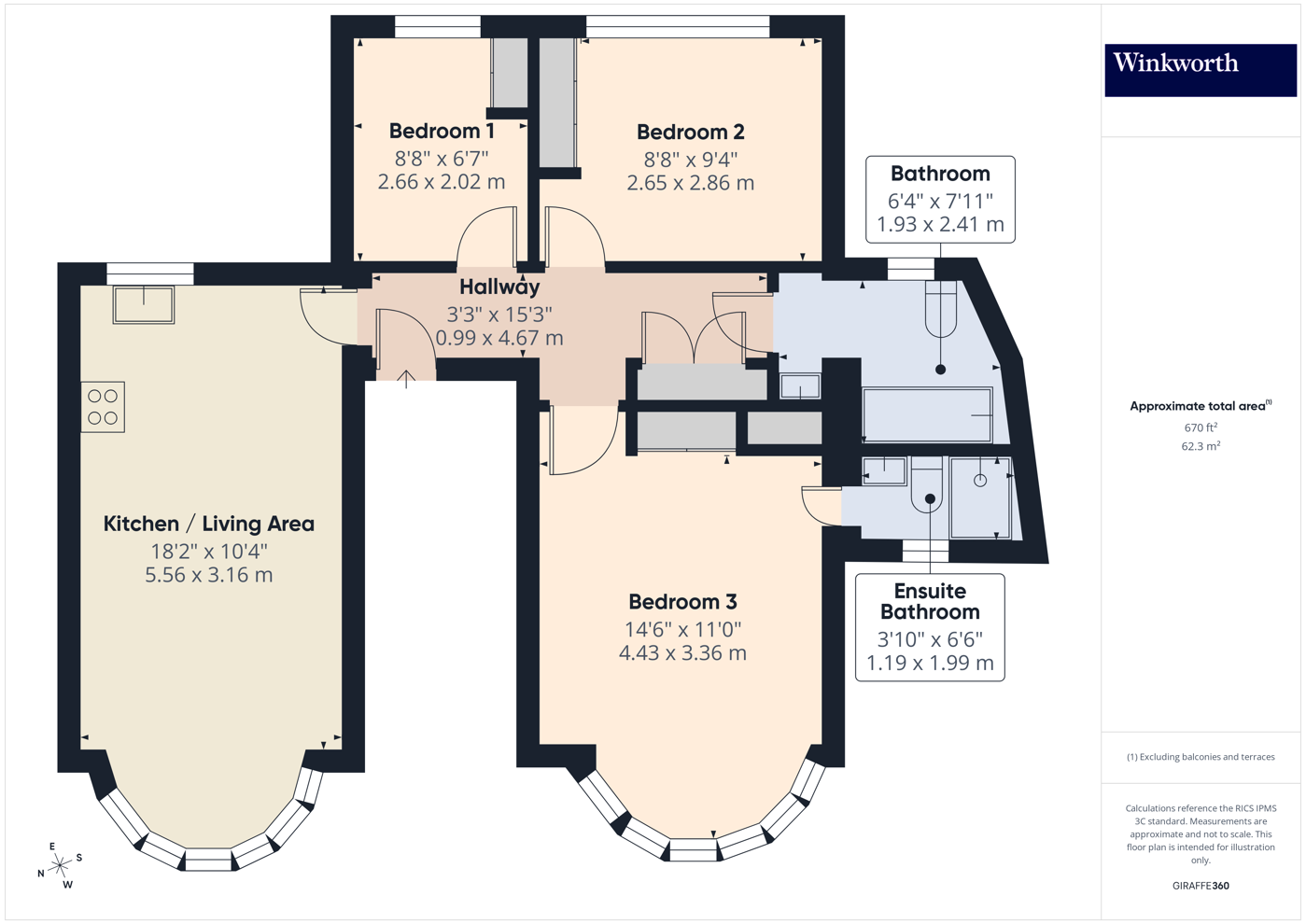 Flat 2, Fadak House, 13, Hollycroft Avenue, Wembley floorplan
