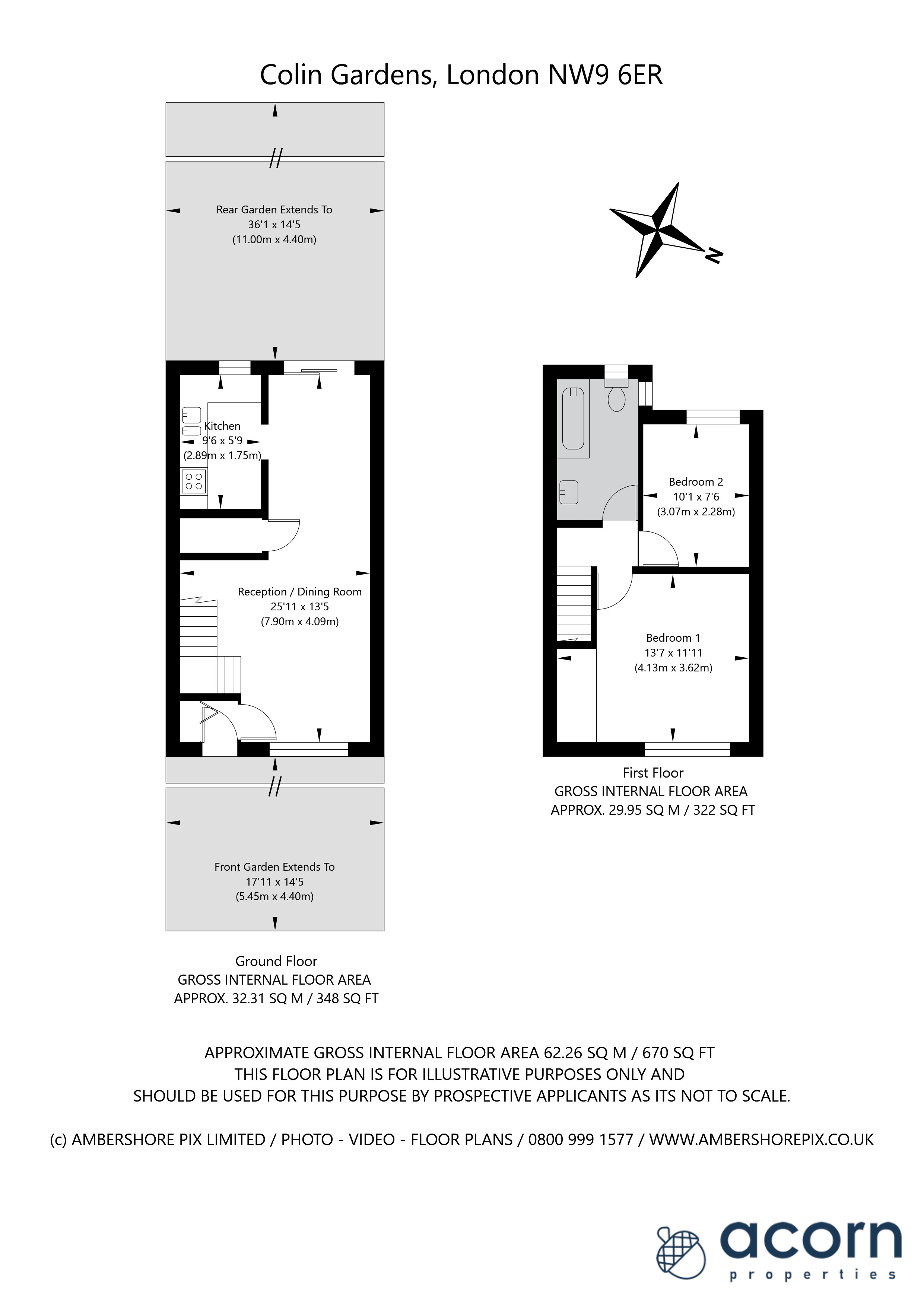 172, Colin Gardens, London floorplan