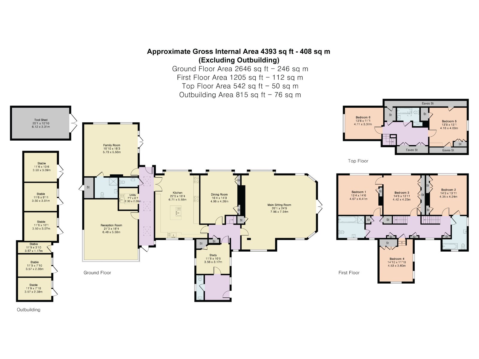 Little Orchard,, Old Hall Green, Hertfordshire floorplan