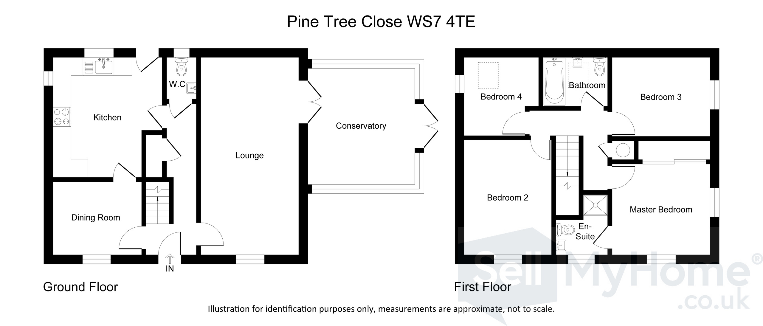 15 Pine Tree Close, Burntwood floorplan