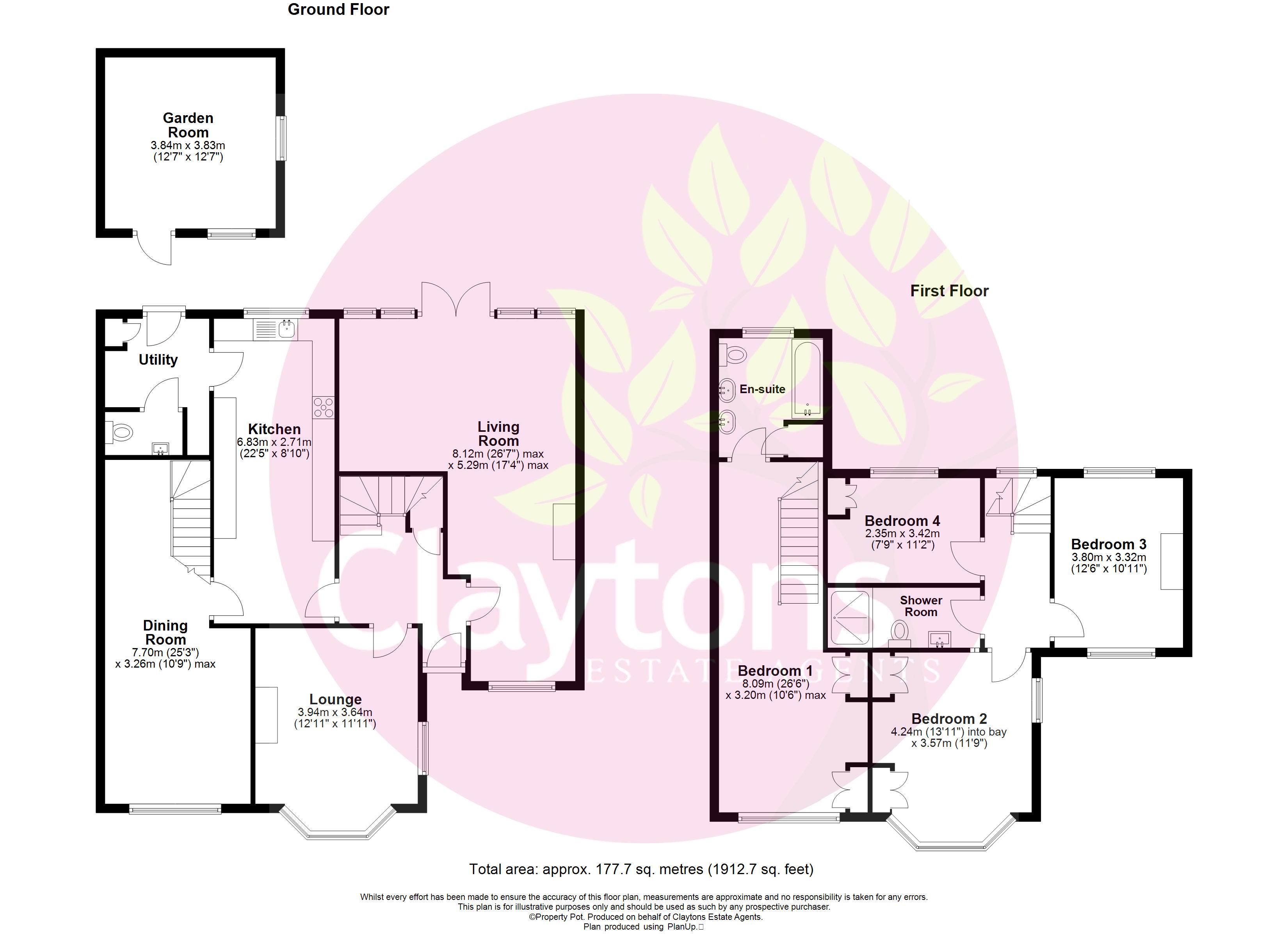 19, Garston Drive, Watford floorplan